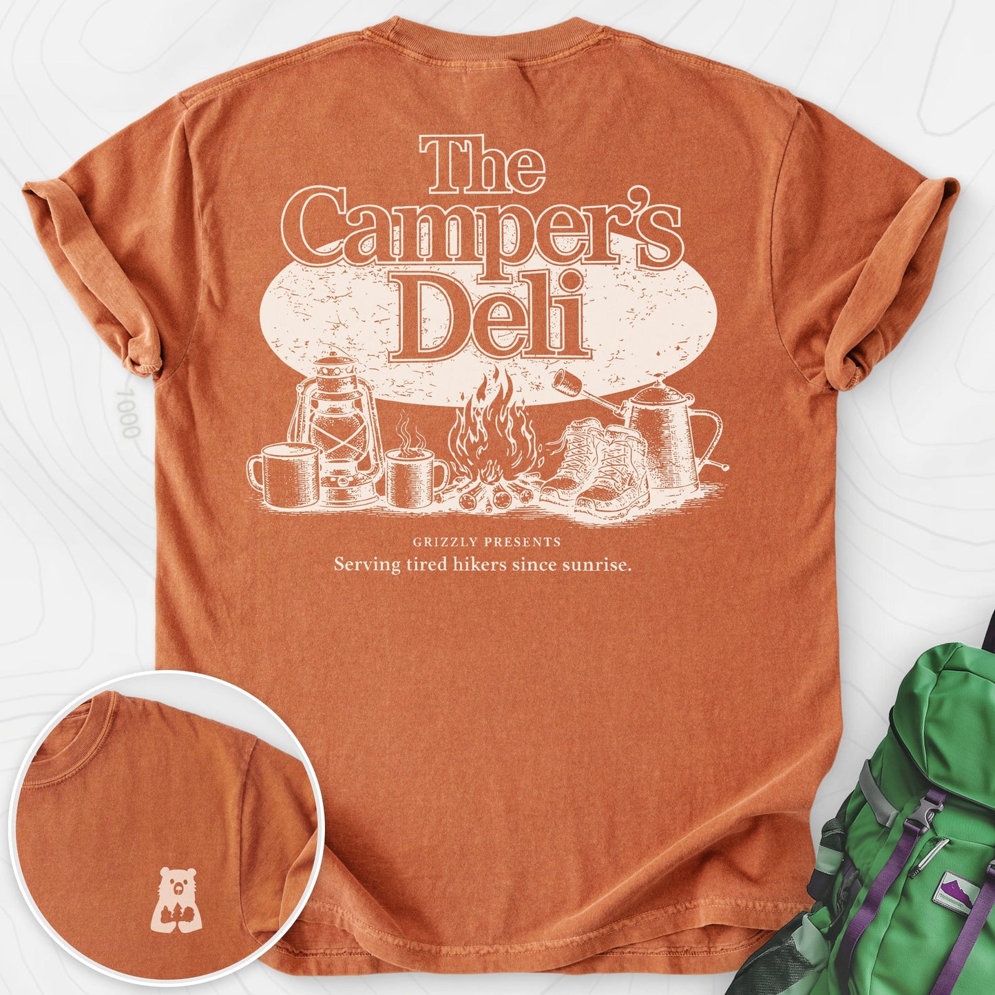 Campers Deli Back Print