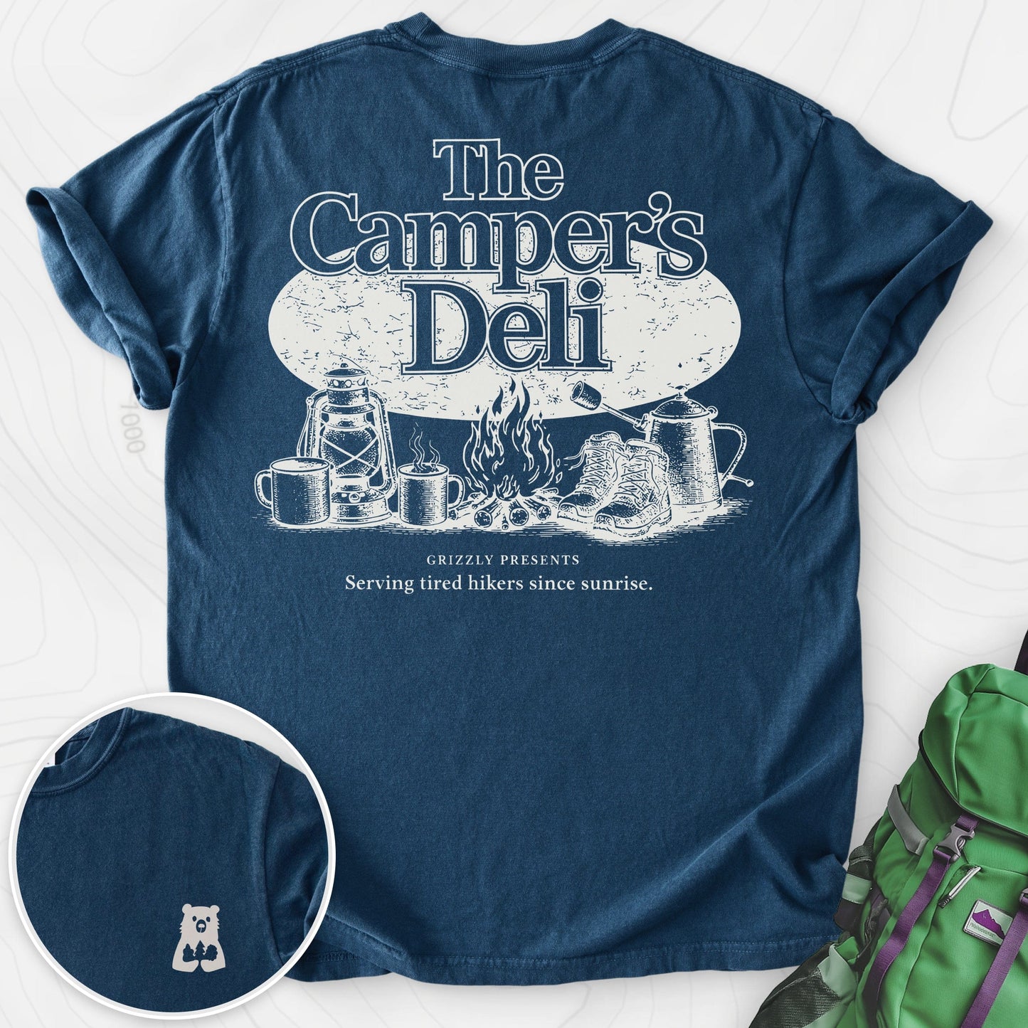 Campers Deli Back Print