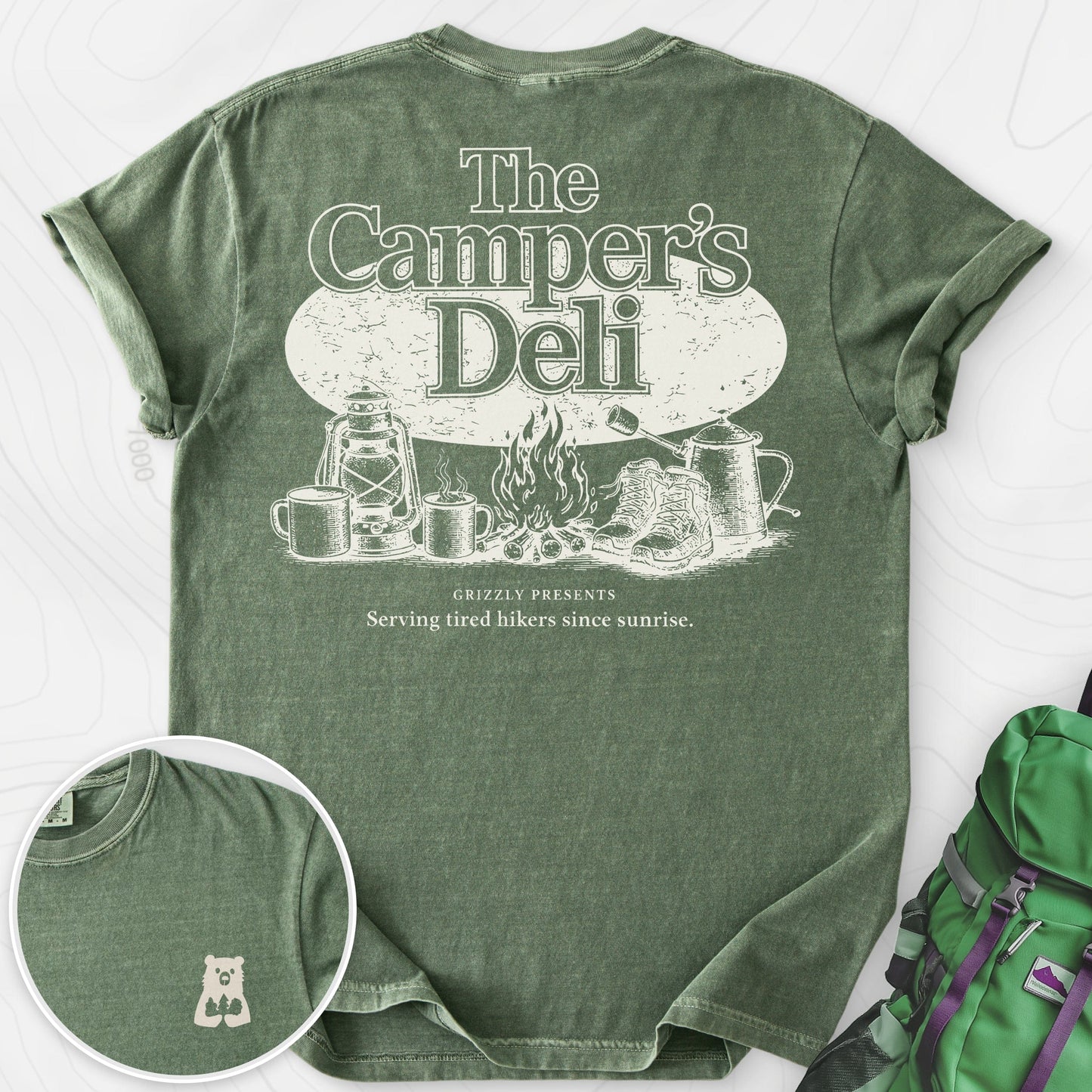 Campers Deli Back Print