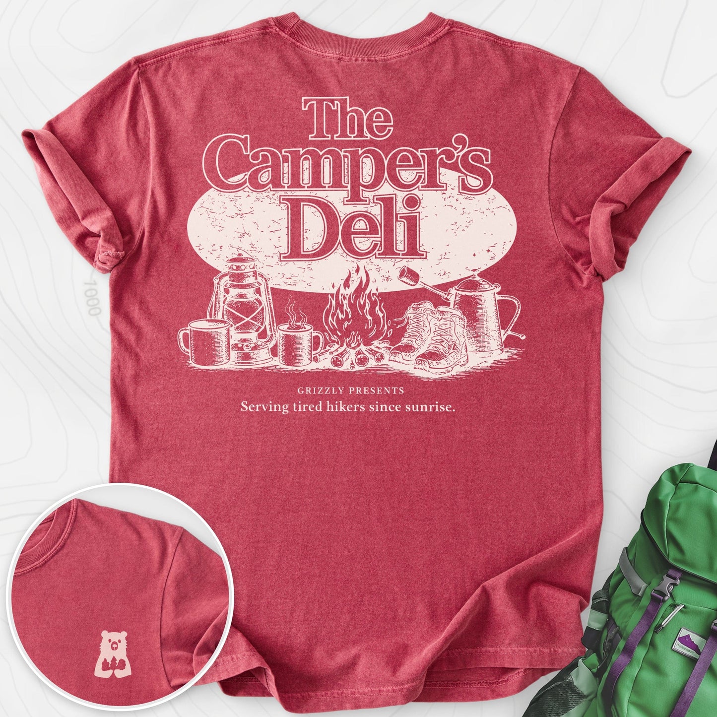 Campers Deli Back Print
