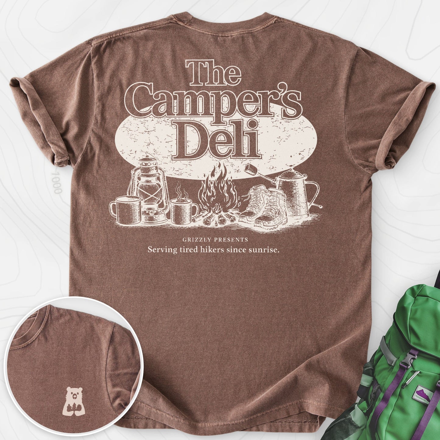 Campers Deli Back Print