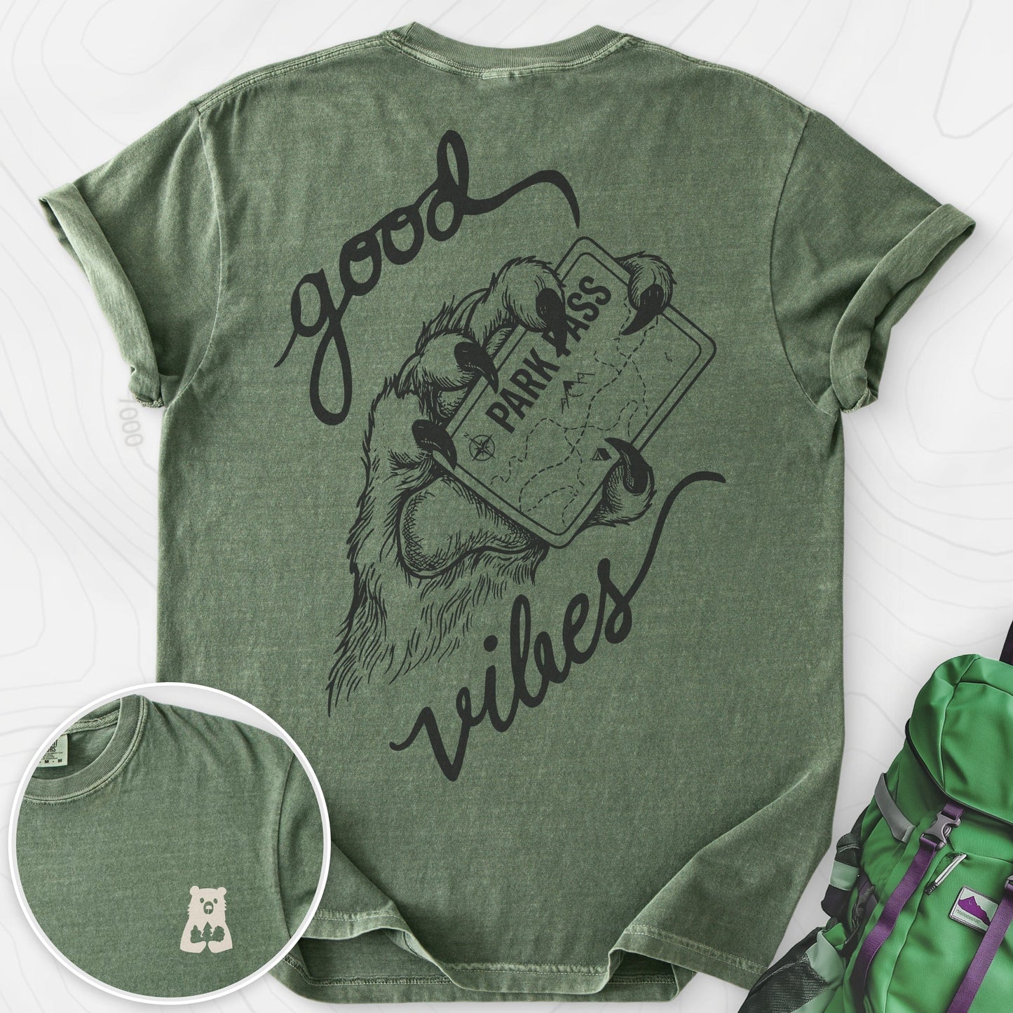 Park Pass Back Print