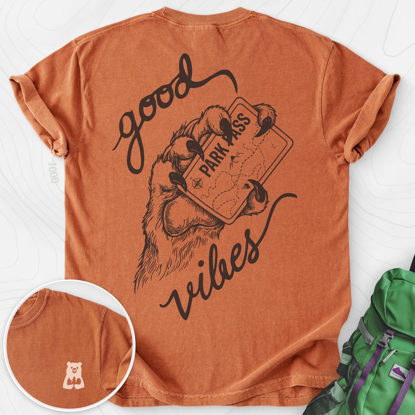 Park Pass Back Print