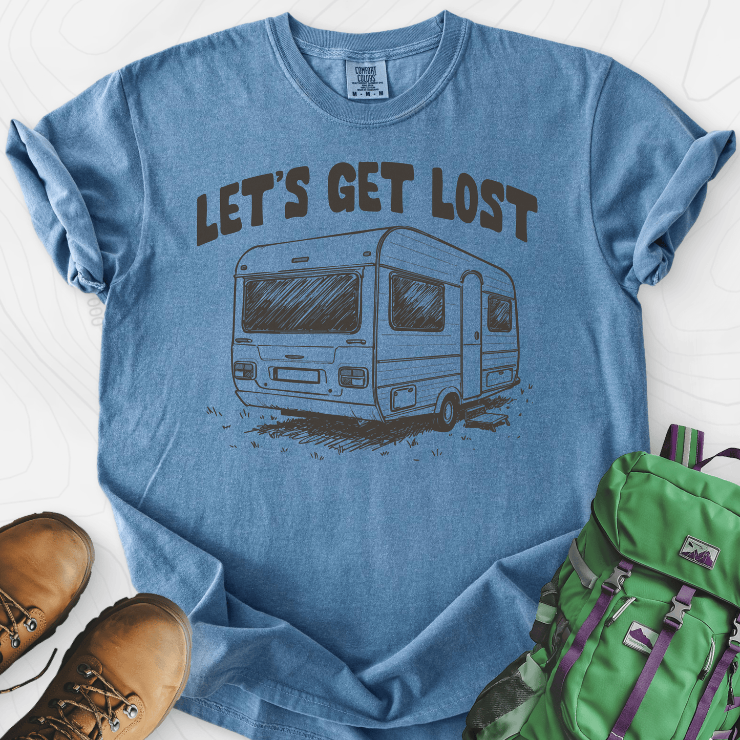 Let's Get Lost Camper T-Shirt