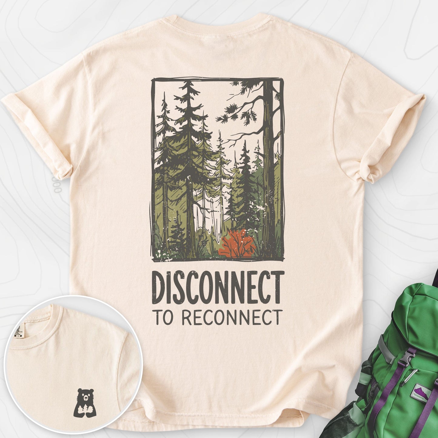 Disconnect Forest Back Print