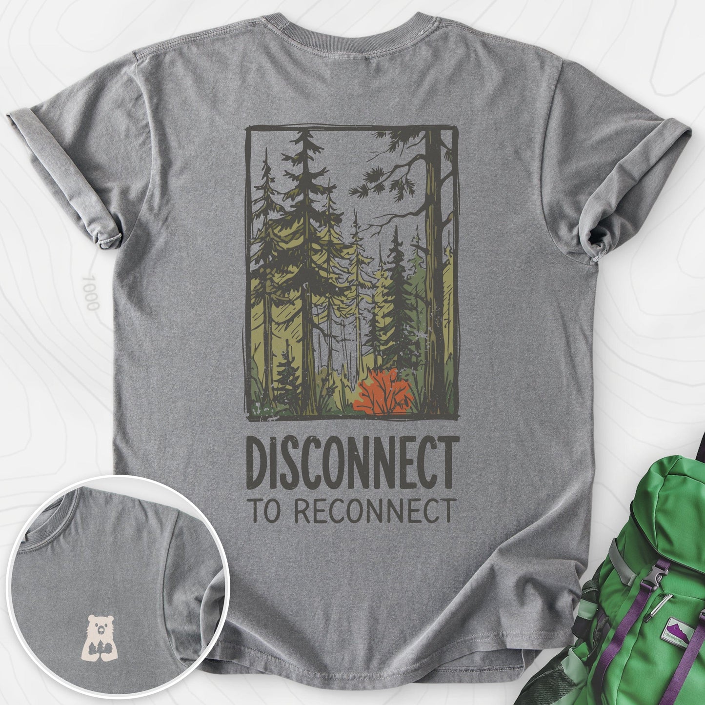 Disconnect Forest Back Print