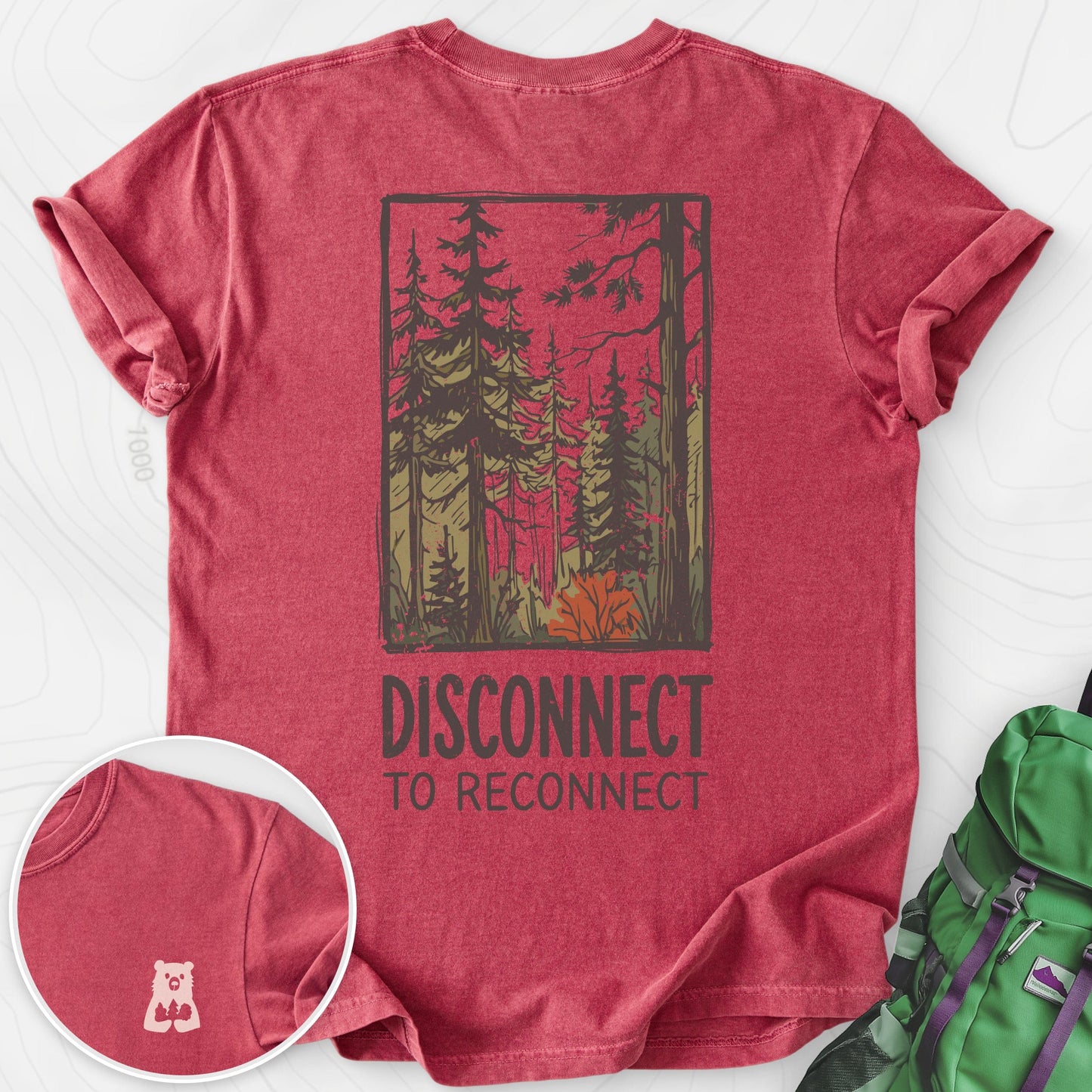 Disconnect Forest Back Print
