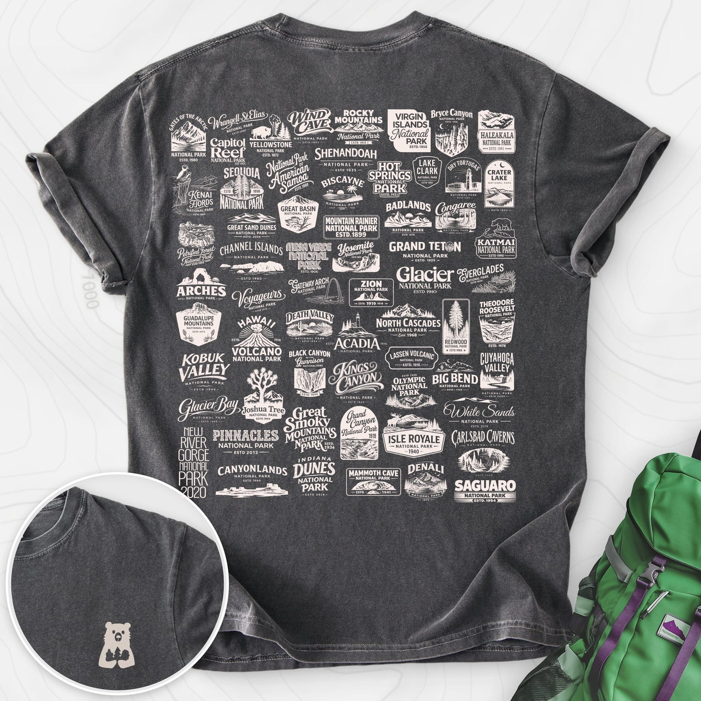 National Parks Back Print