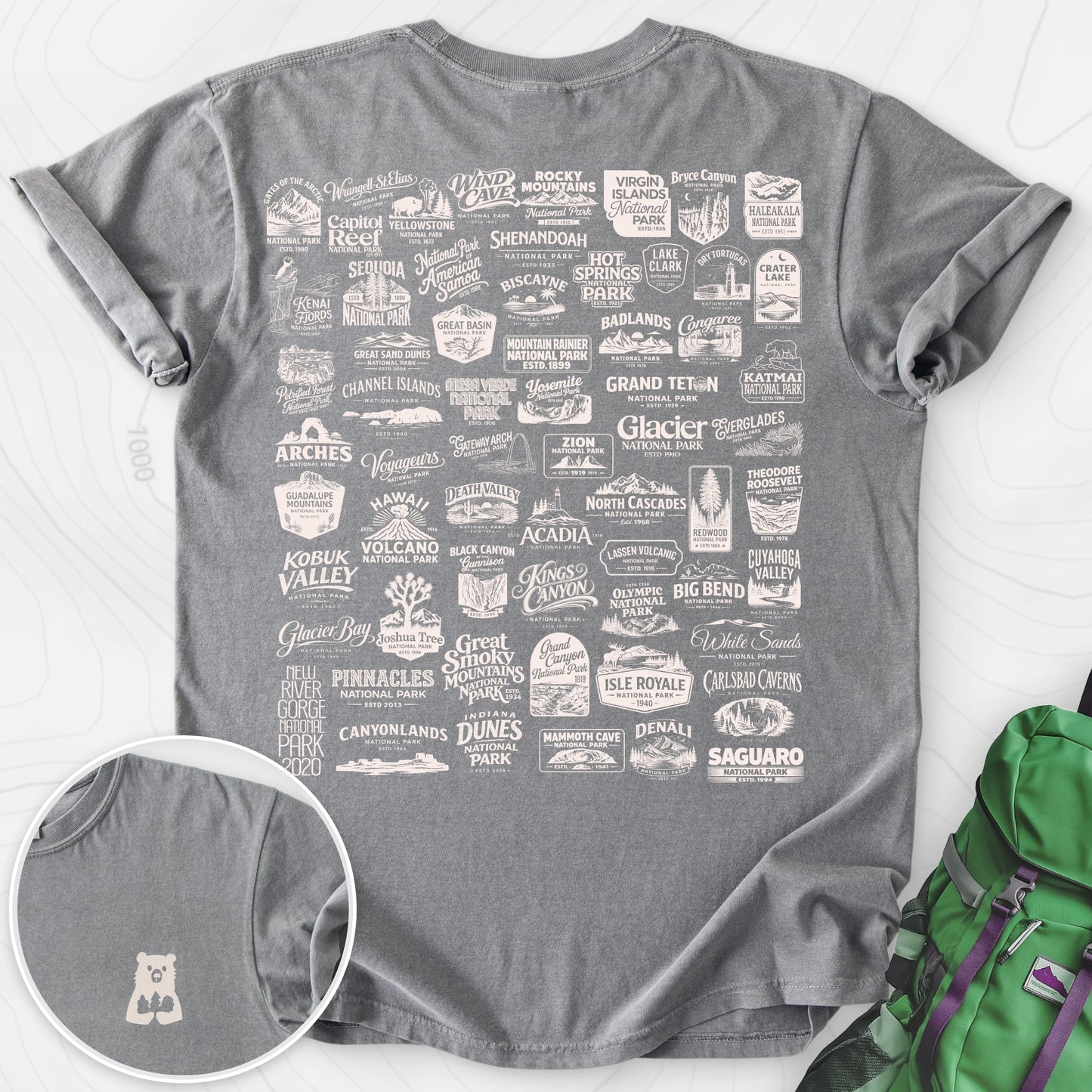 National Parks Back Print