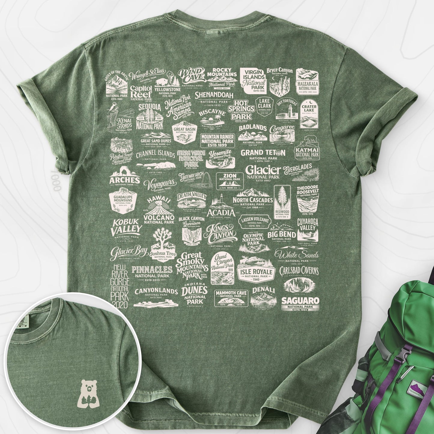 National Parks Back Print