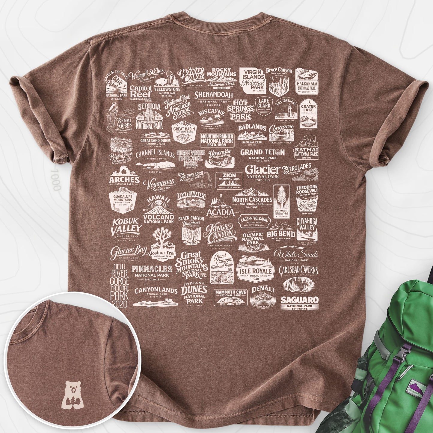 National Parks Back Print