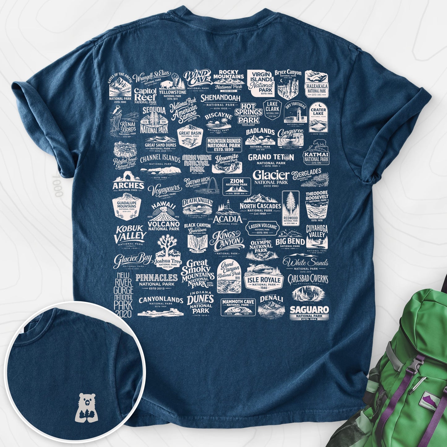 National Parks Back Print