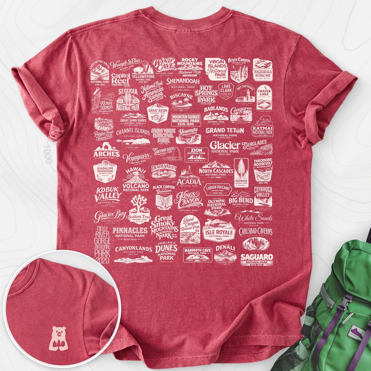 National Parks Back Print