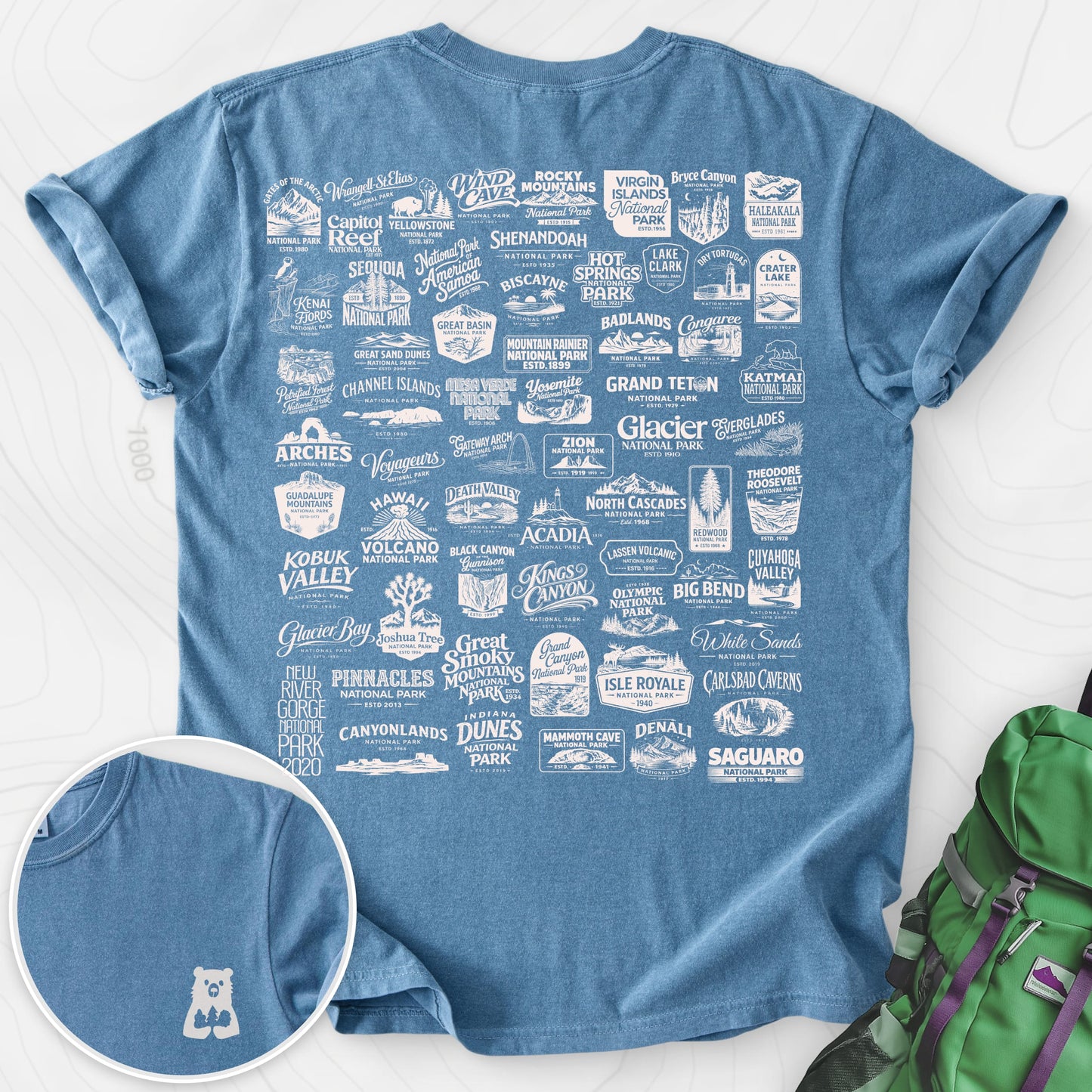 National Parks Back Print