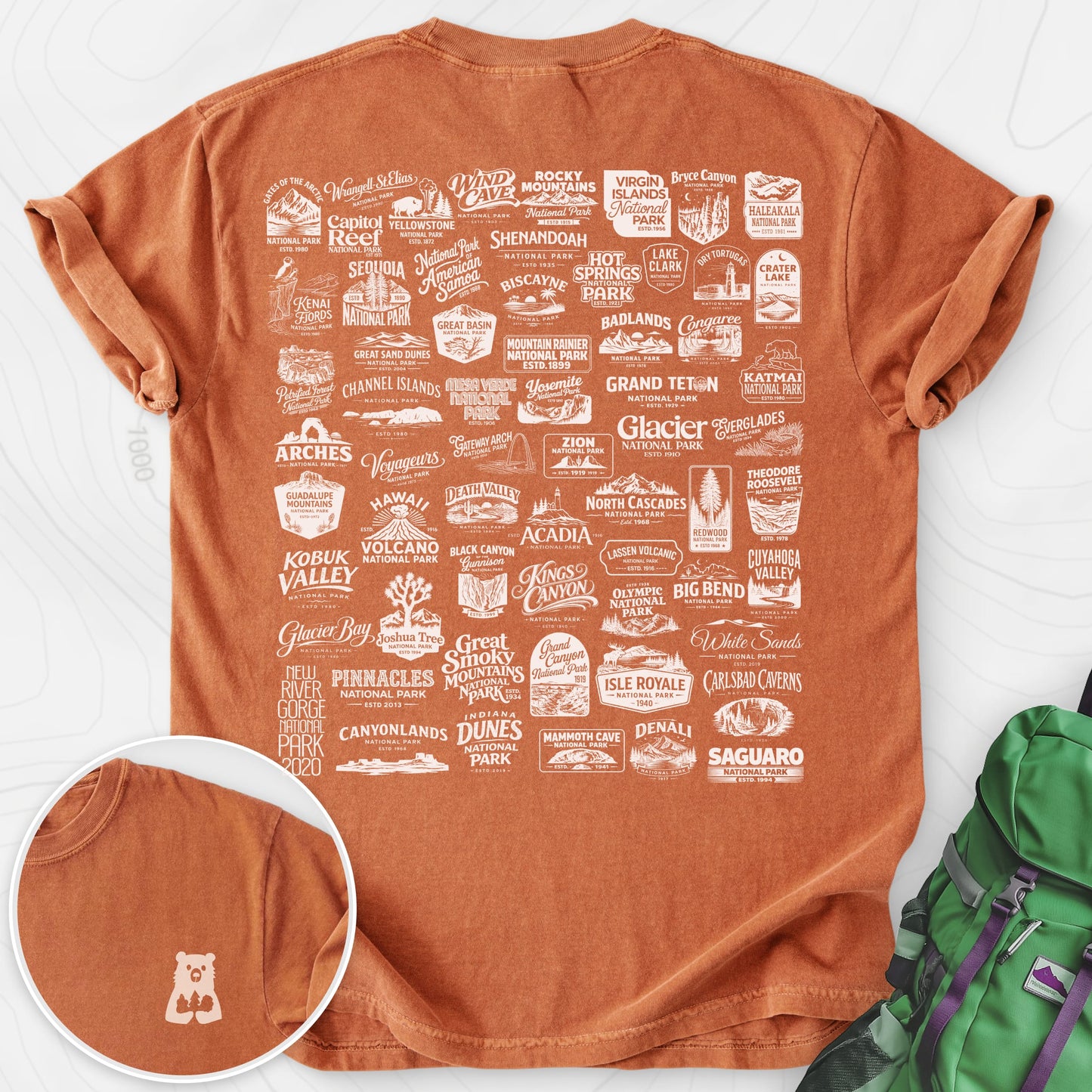 National Parks Back Print