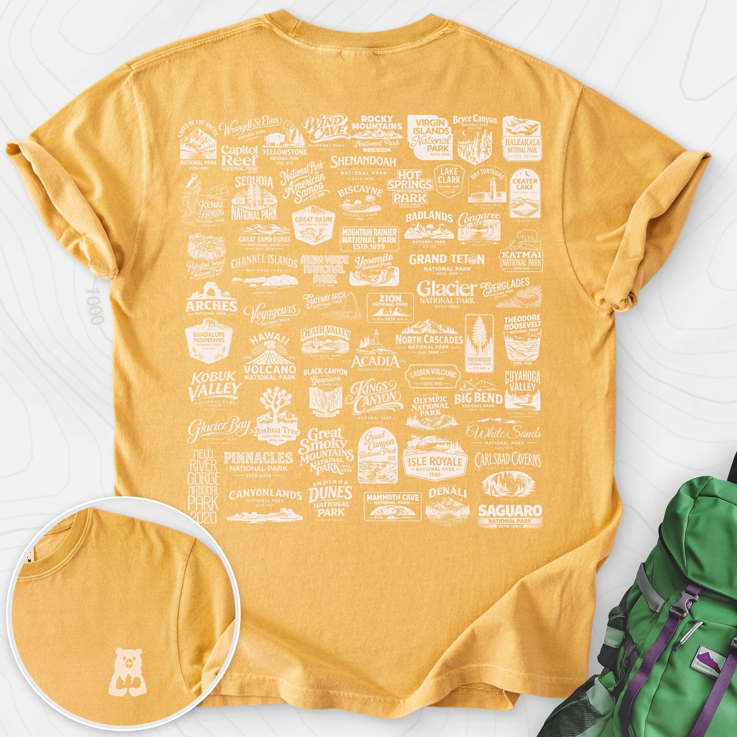 National Parks Back Print