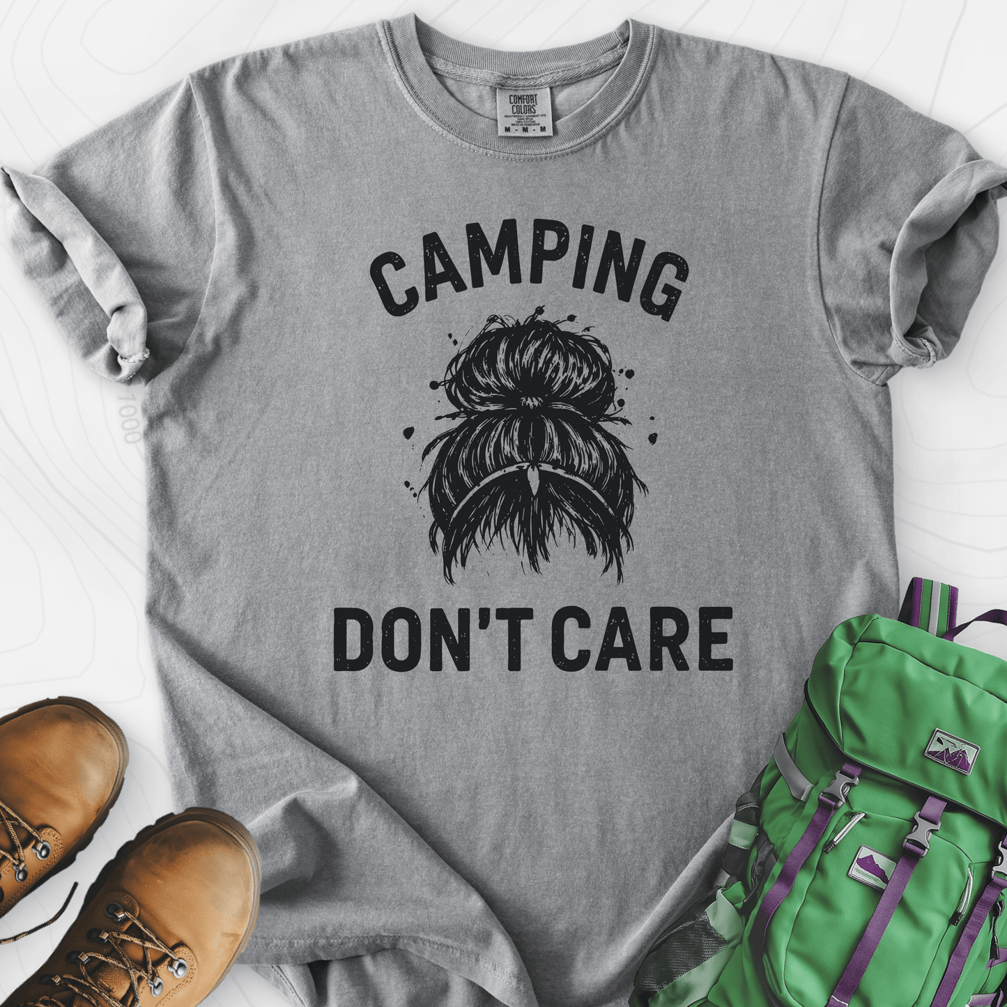 Camping Hair T-Shirt