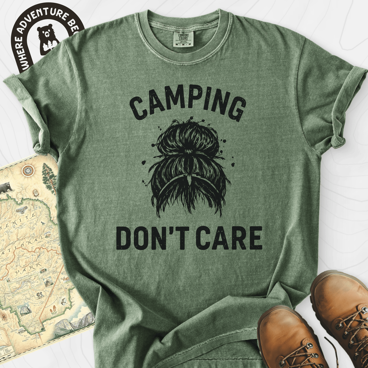 Camping Hair T-Shirt