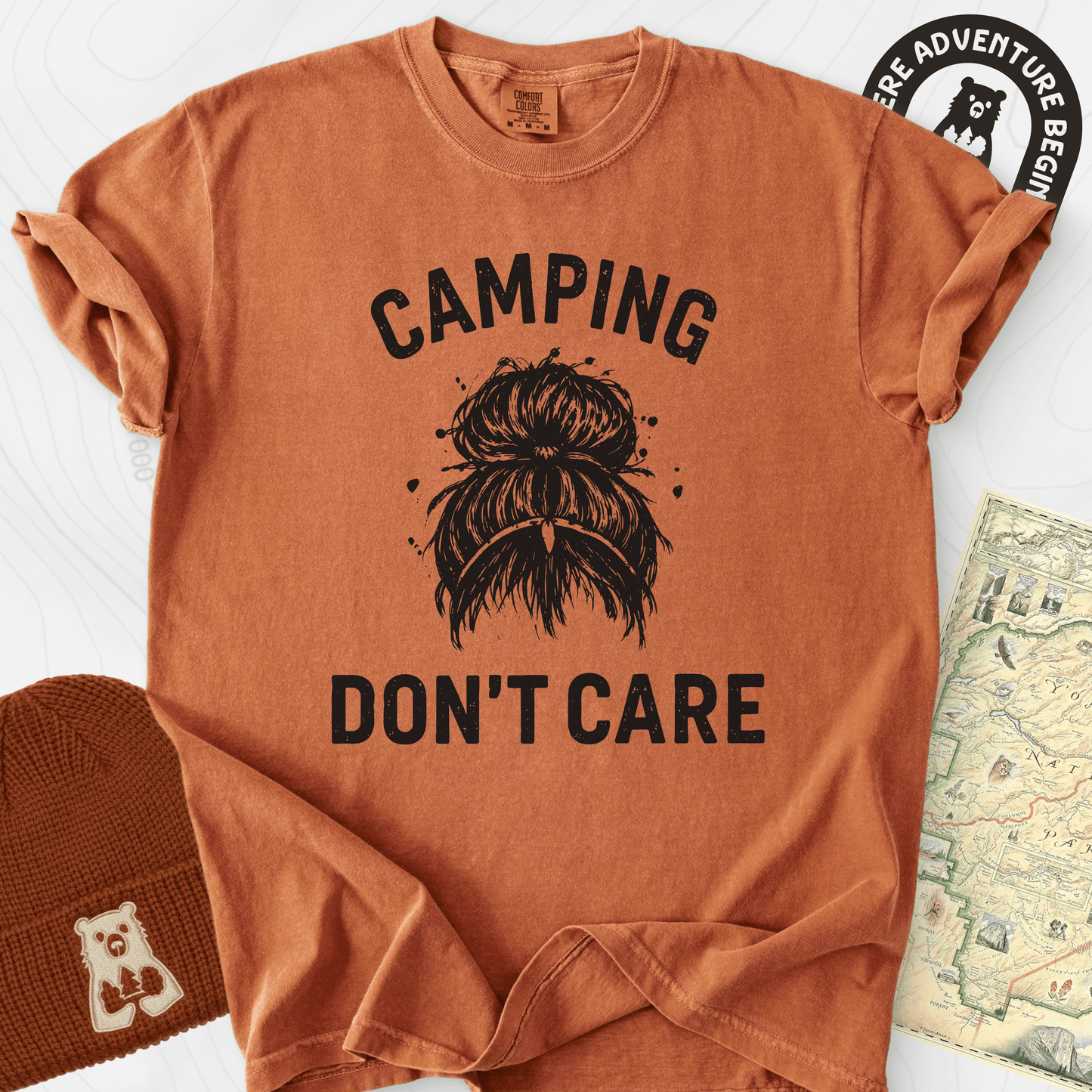 Camping Hair T-Shirt