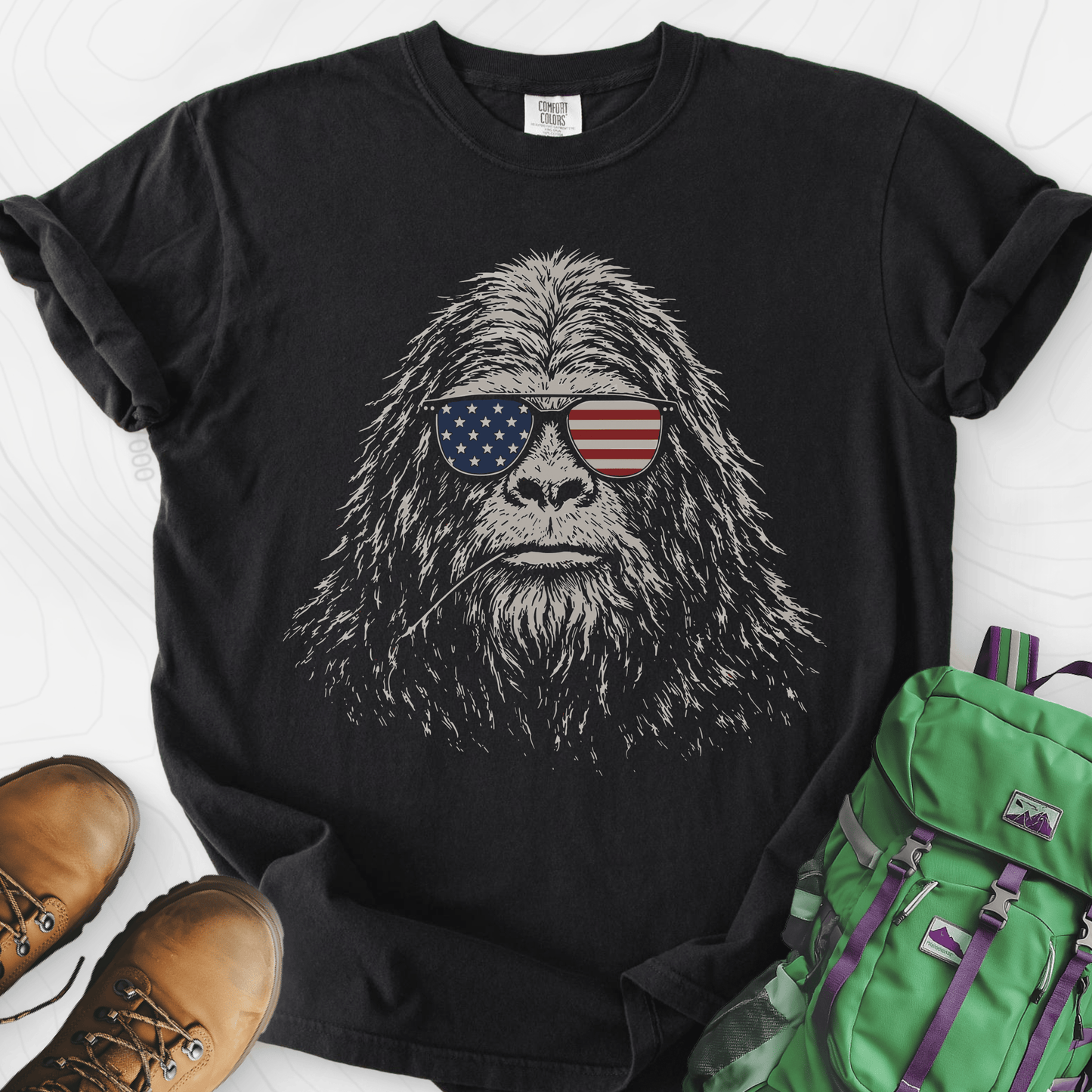Bigfoot Freedom Shades T-Shirt