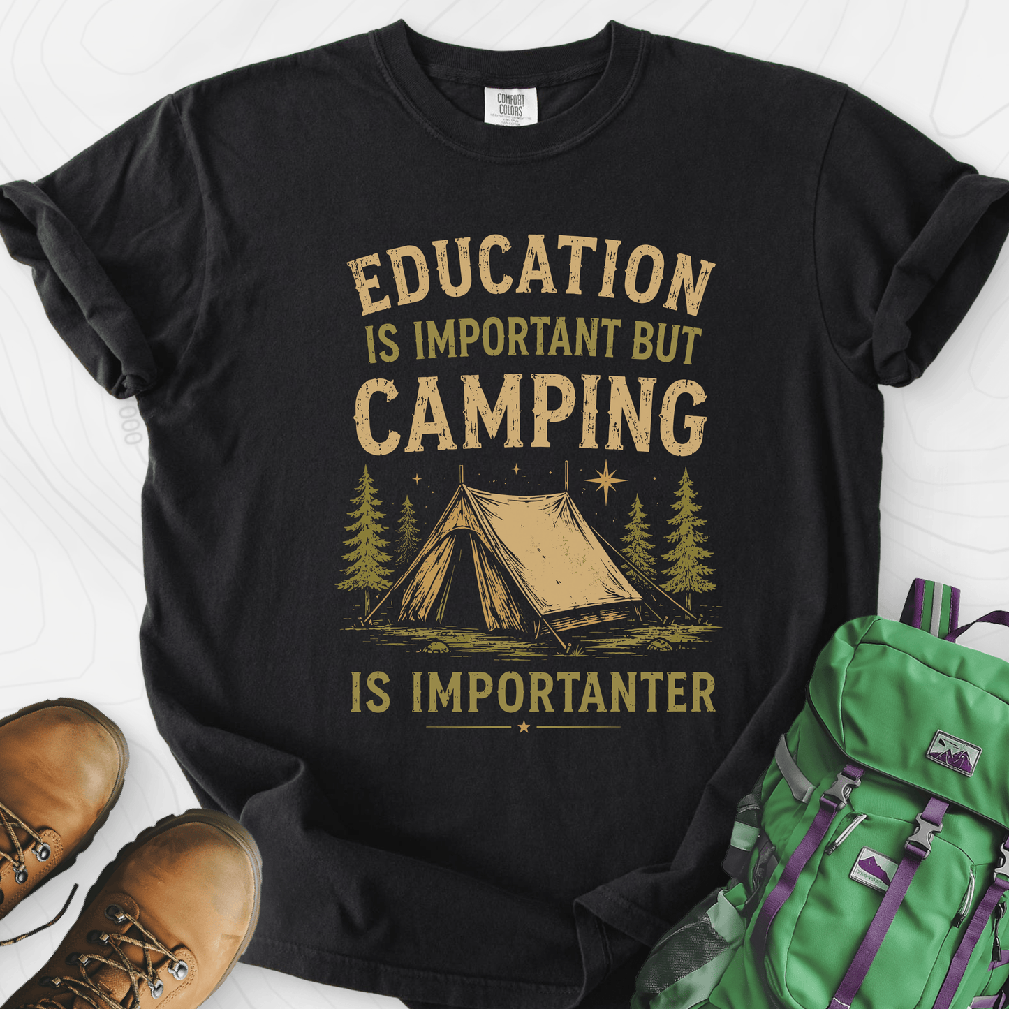 Camping Education T-Shirt