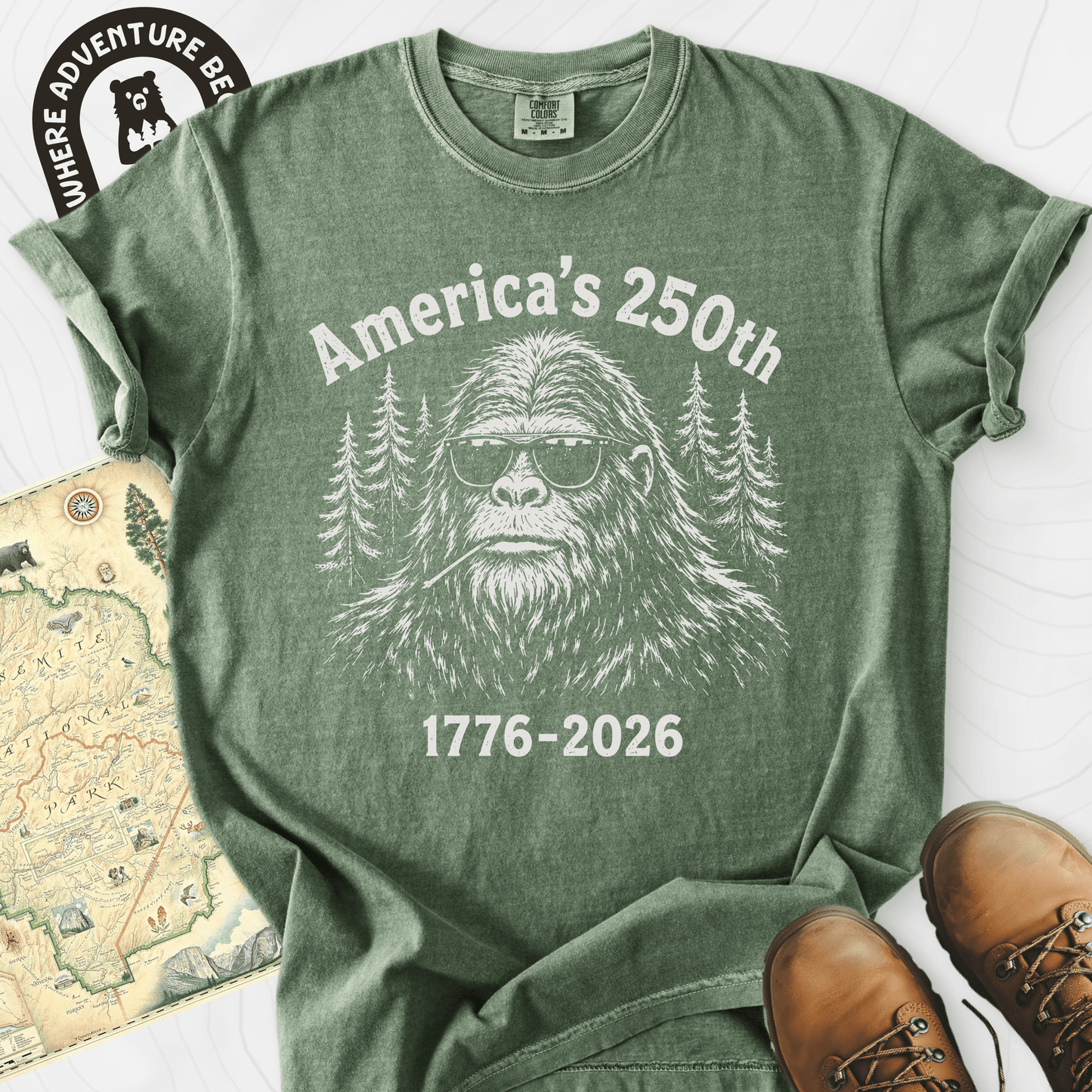 Bigfoot Liberty Shades T-Shirt
