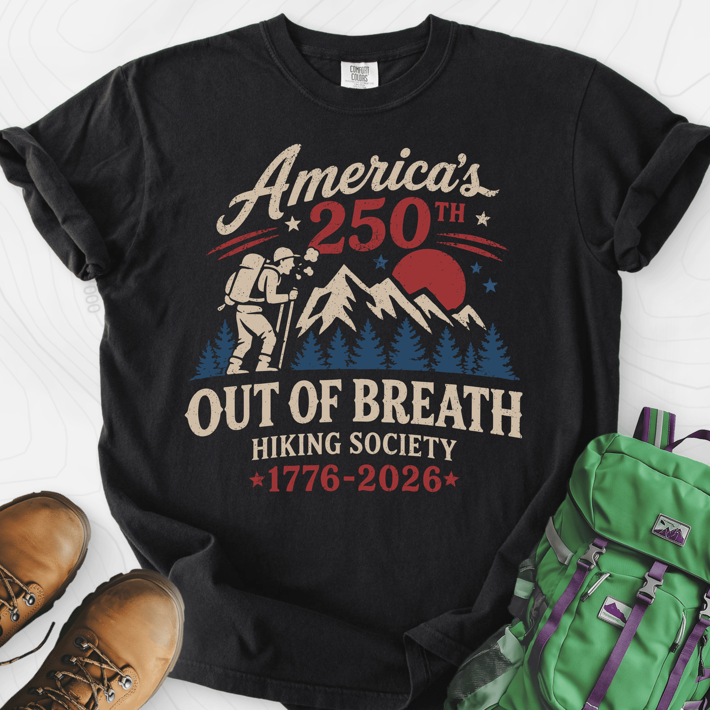 Out of Breath 250th T-Shirt