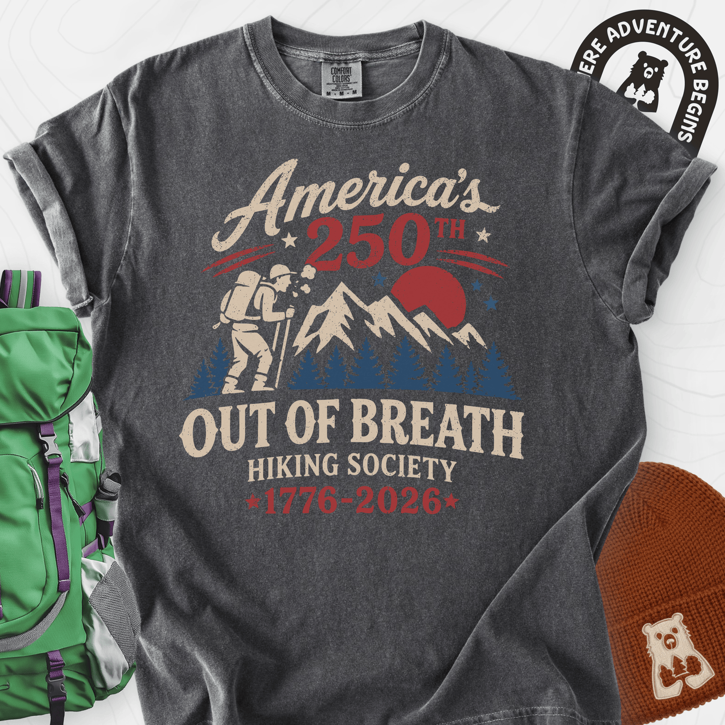 Out of Breath 250th T-Shirt