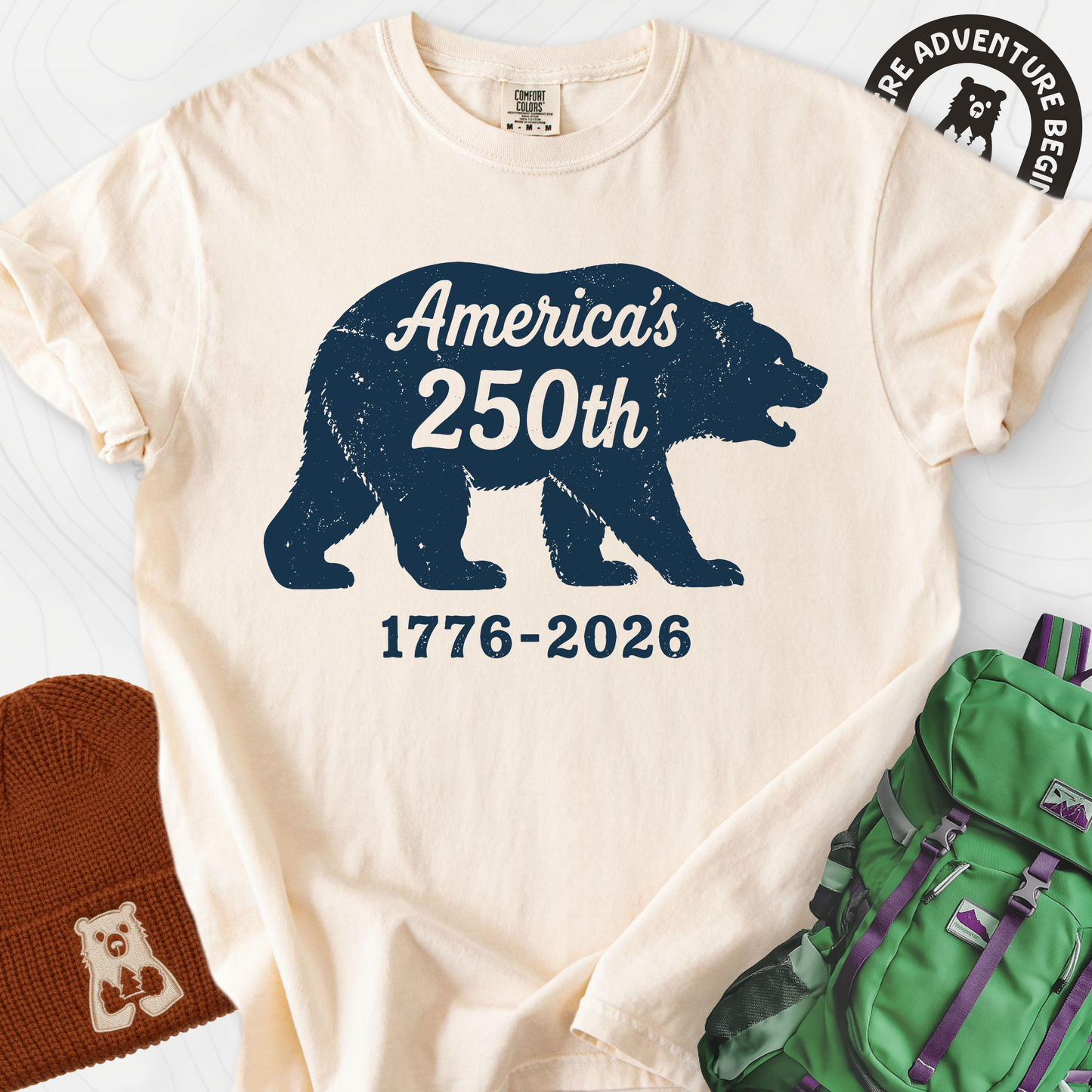 250th Bear Badge T-Shirt