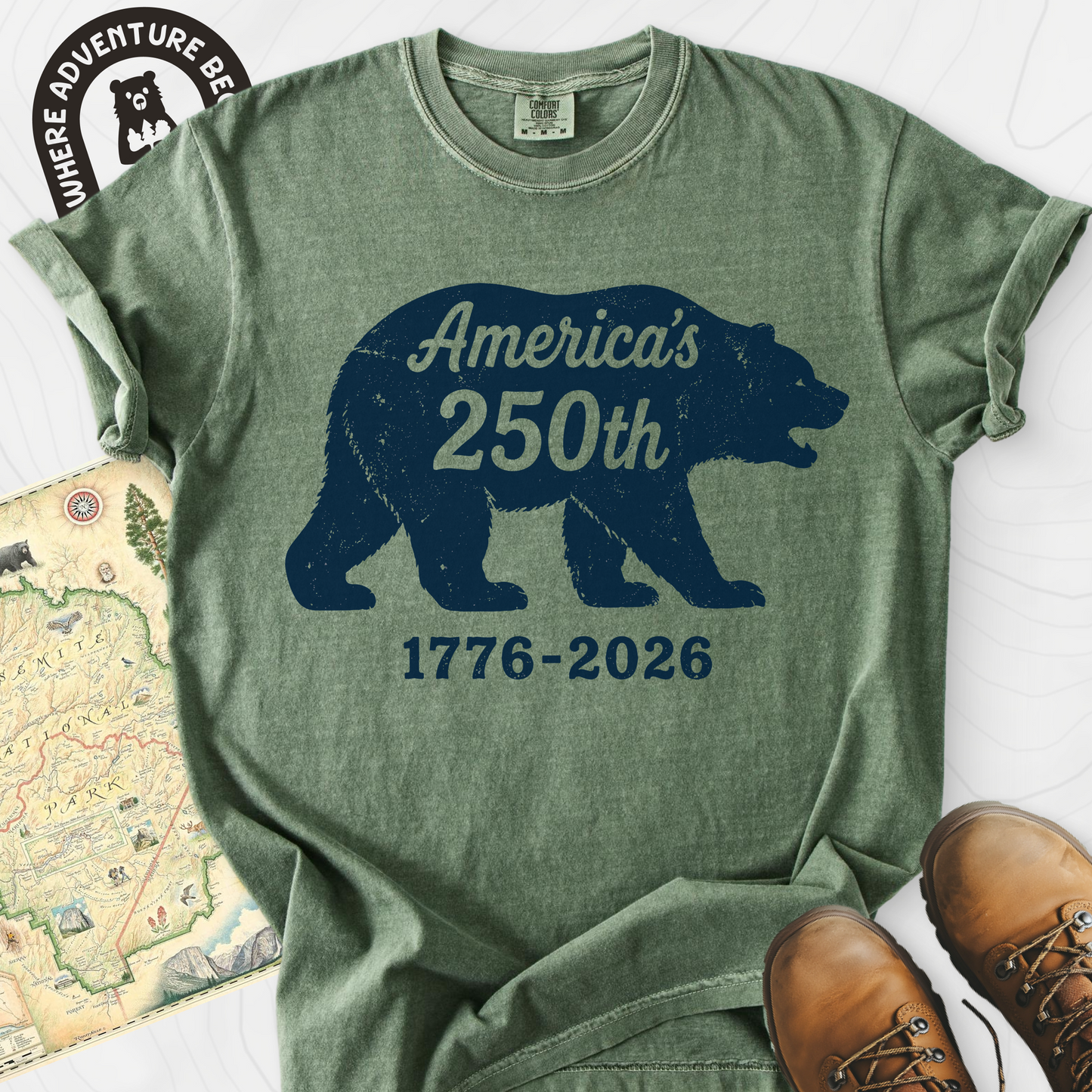 250th Bear Badge T-Shirt