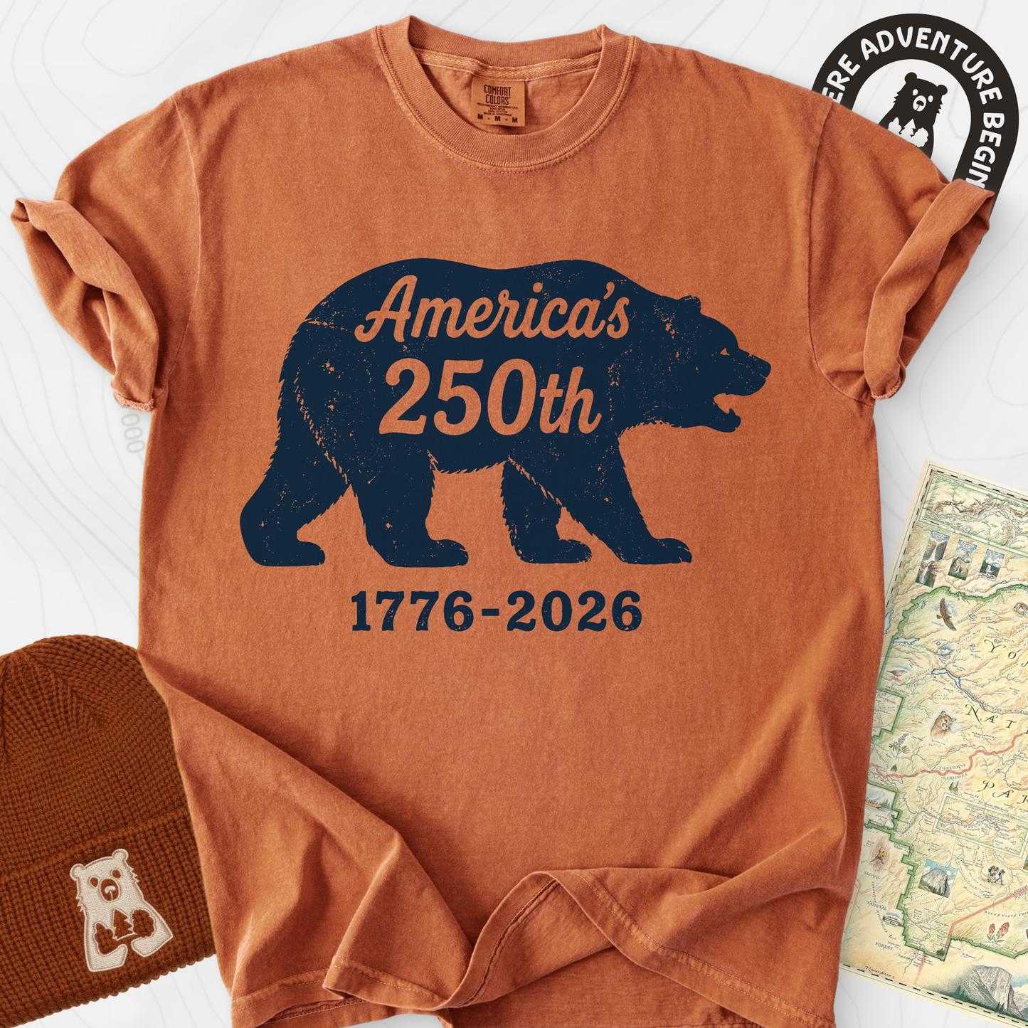 250th Bear Badge T-Shirt