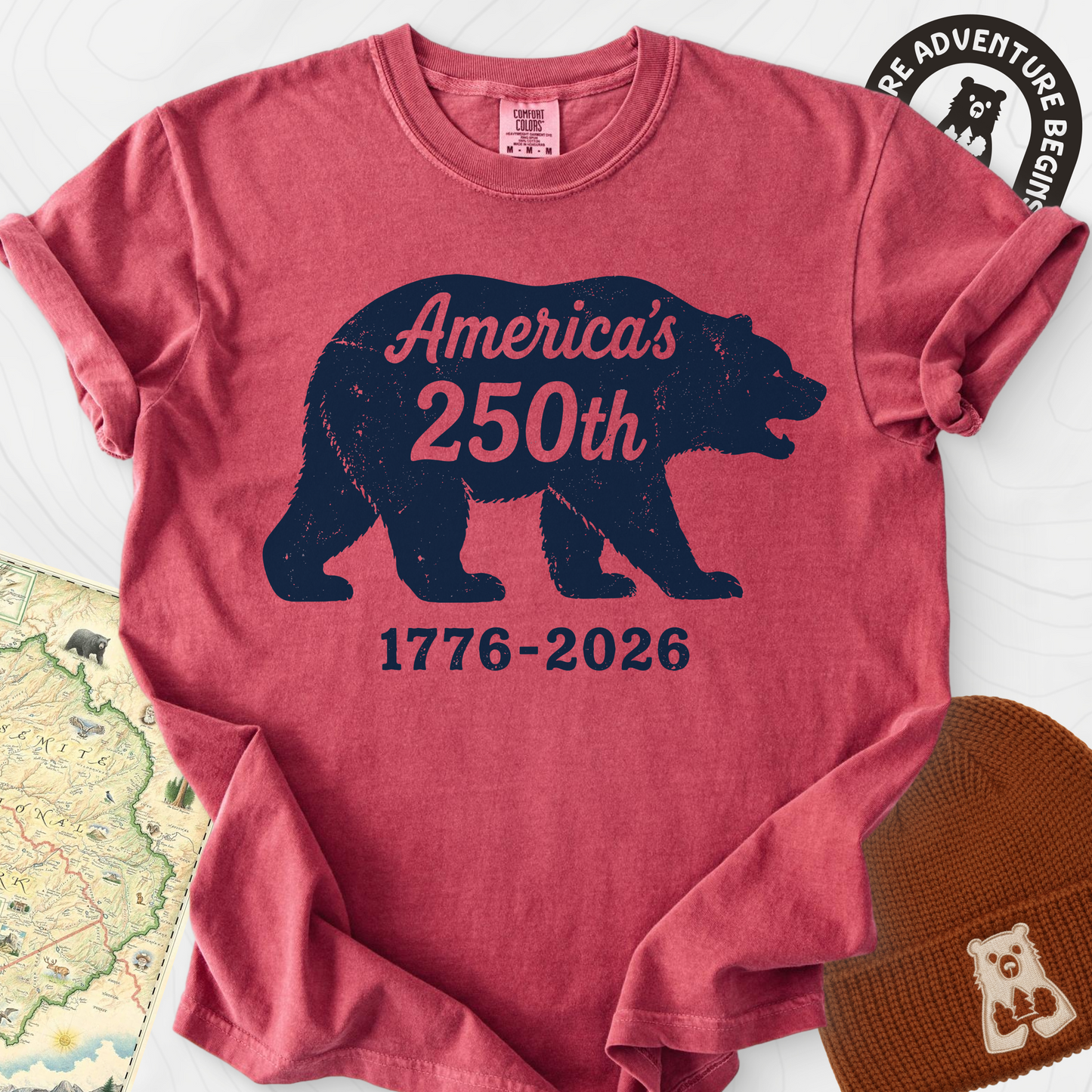 250th Bear Badge T-Shirt