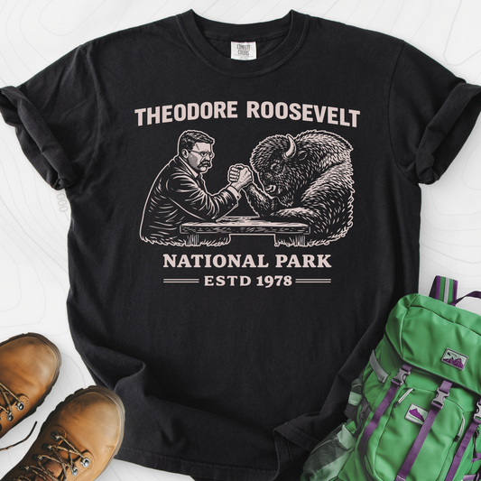 Roosevelt Bison Arm Wrestle