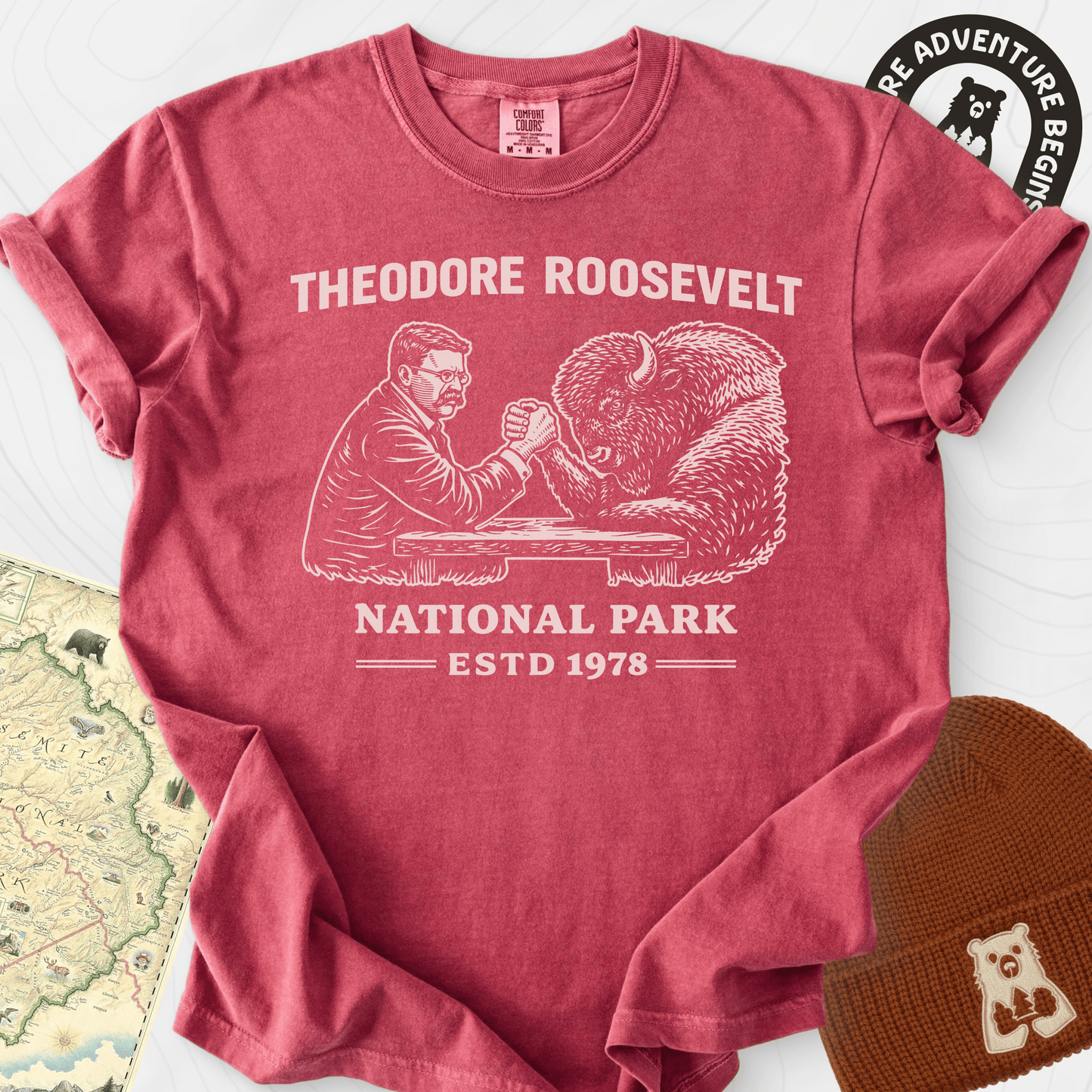 Roosevelt Bison Arm Wrestle