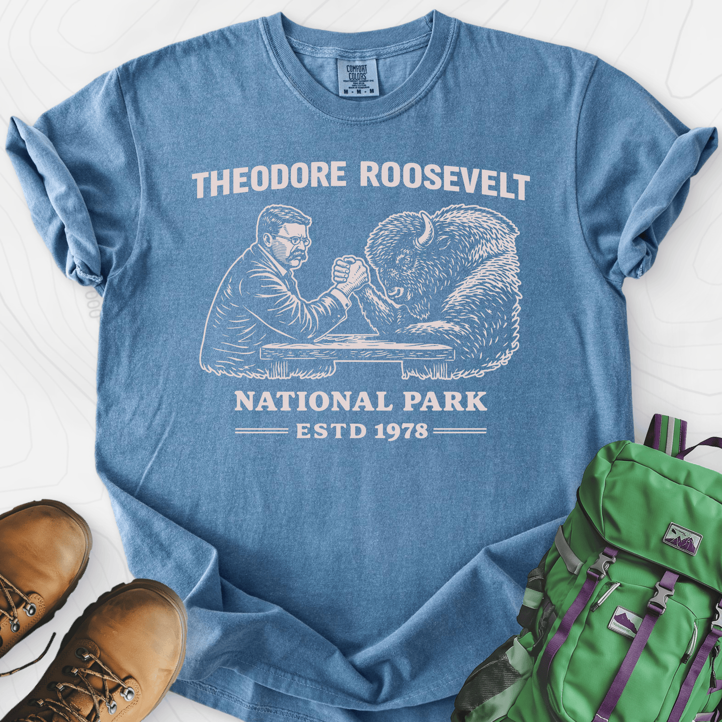 Roosevelt Bison Arm Wrestle
