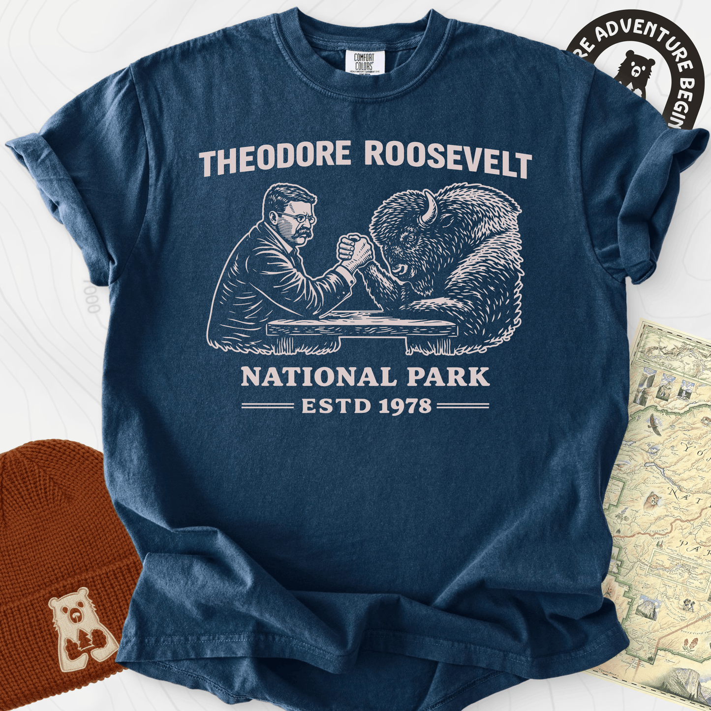 Roosevelt Bison Arm Wrestle