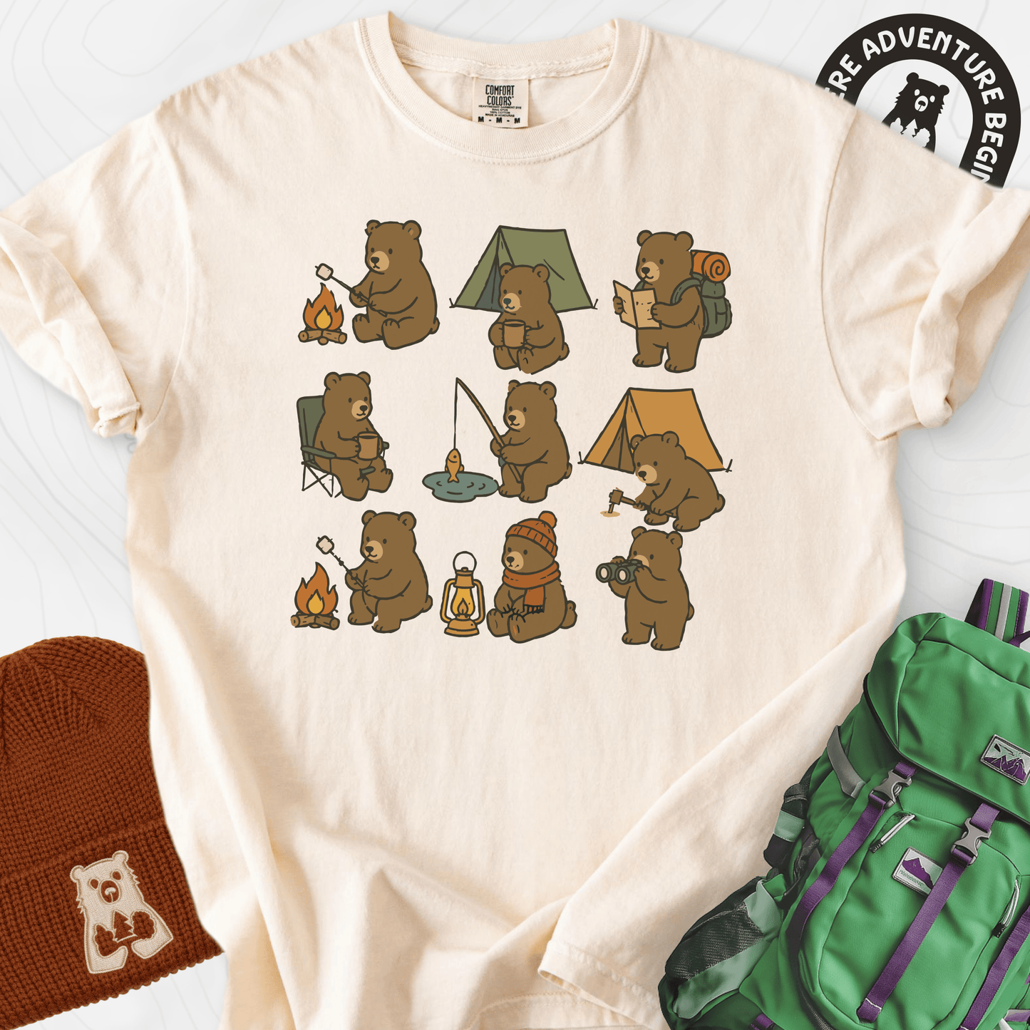 Camp Bear Crew T-Shirt