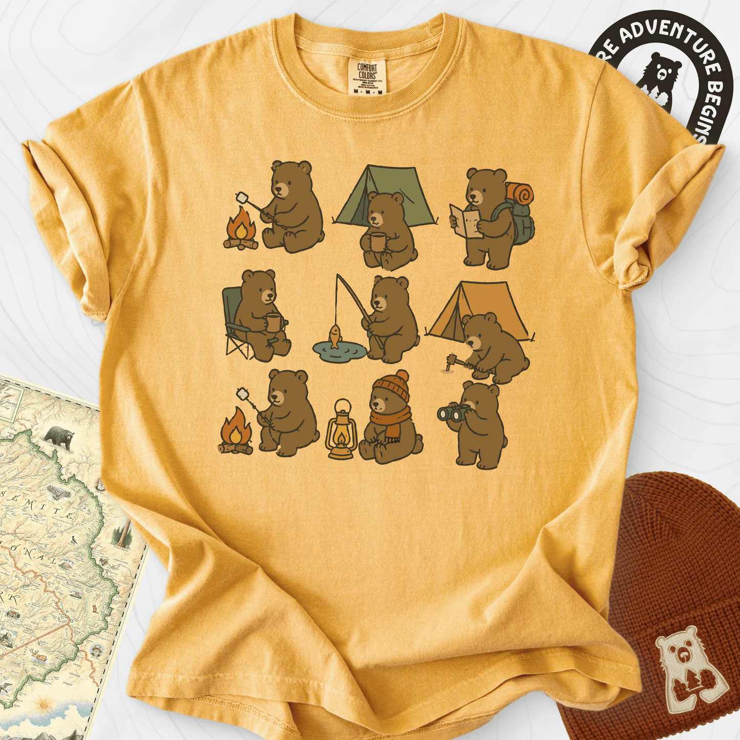 Camp Bear Crew T-Shirt