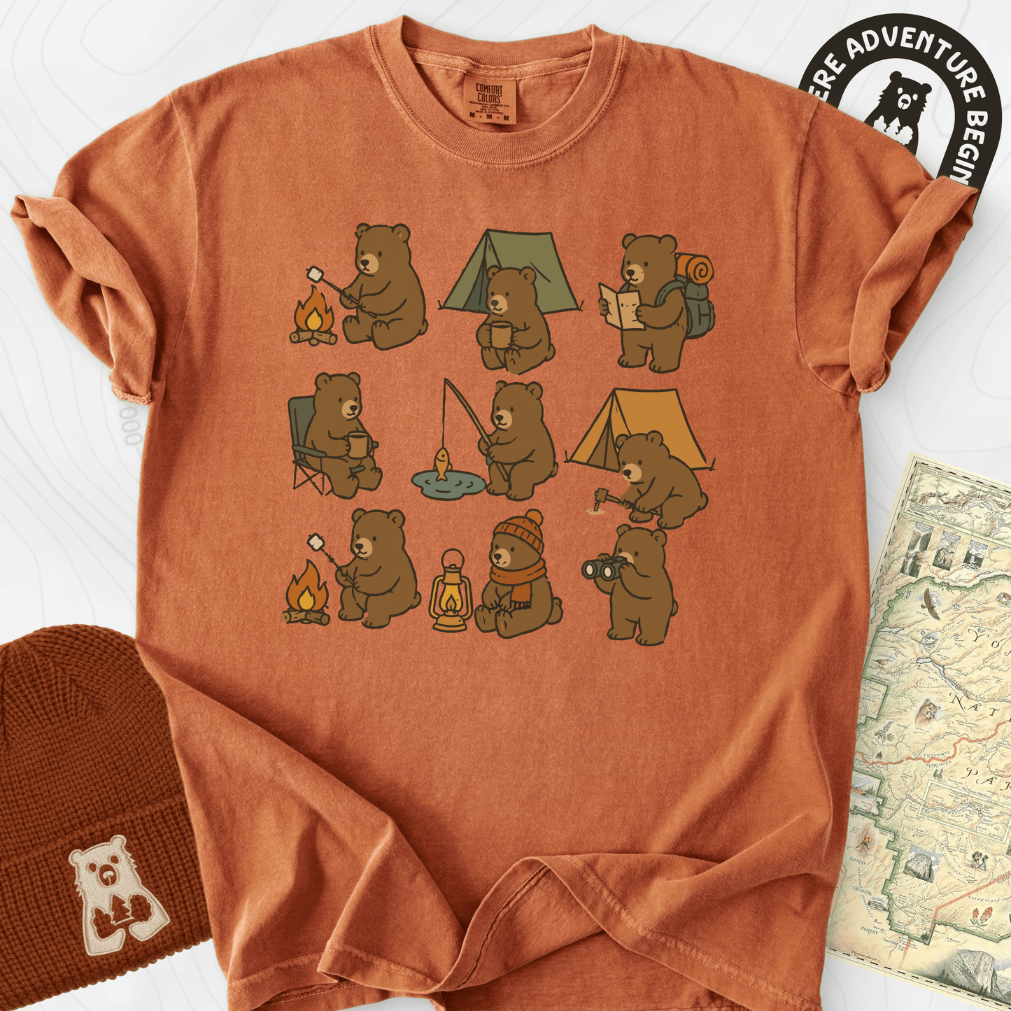 Camp Bear Crew T-Shirt
