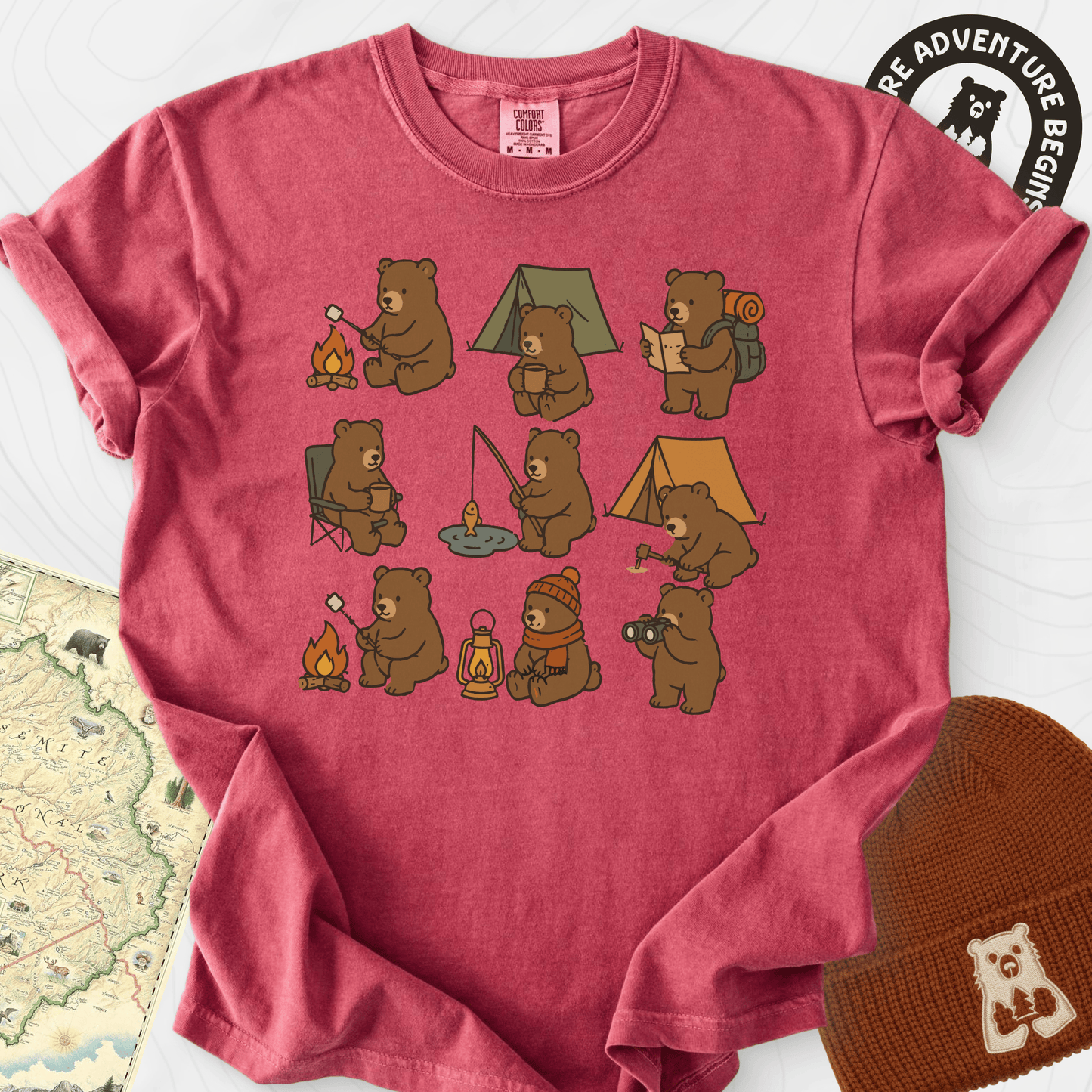 Camp Bear Crew T-Shirt