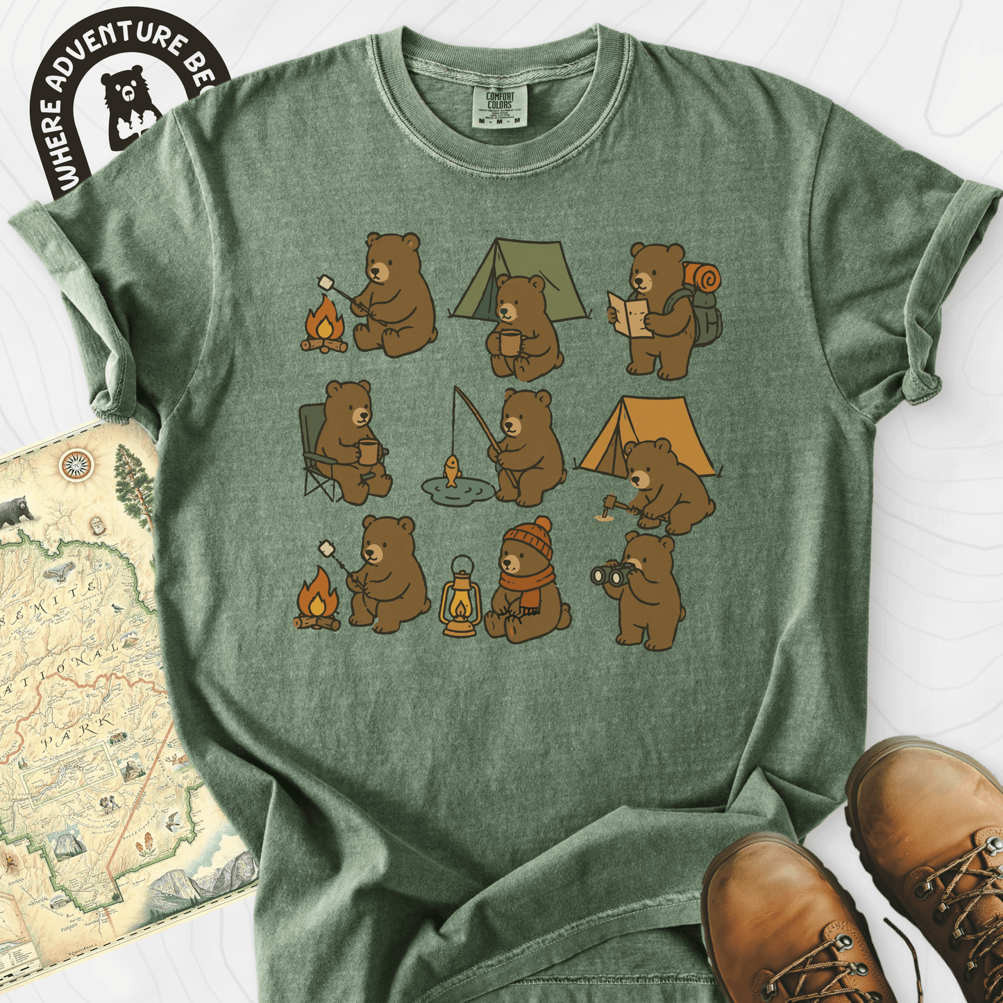 Camp Bear Crew T-Shirt