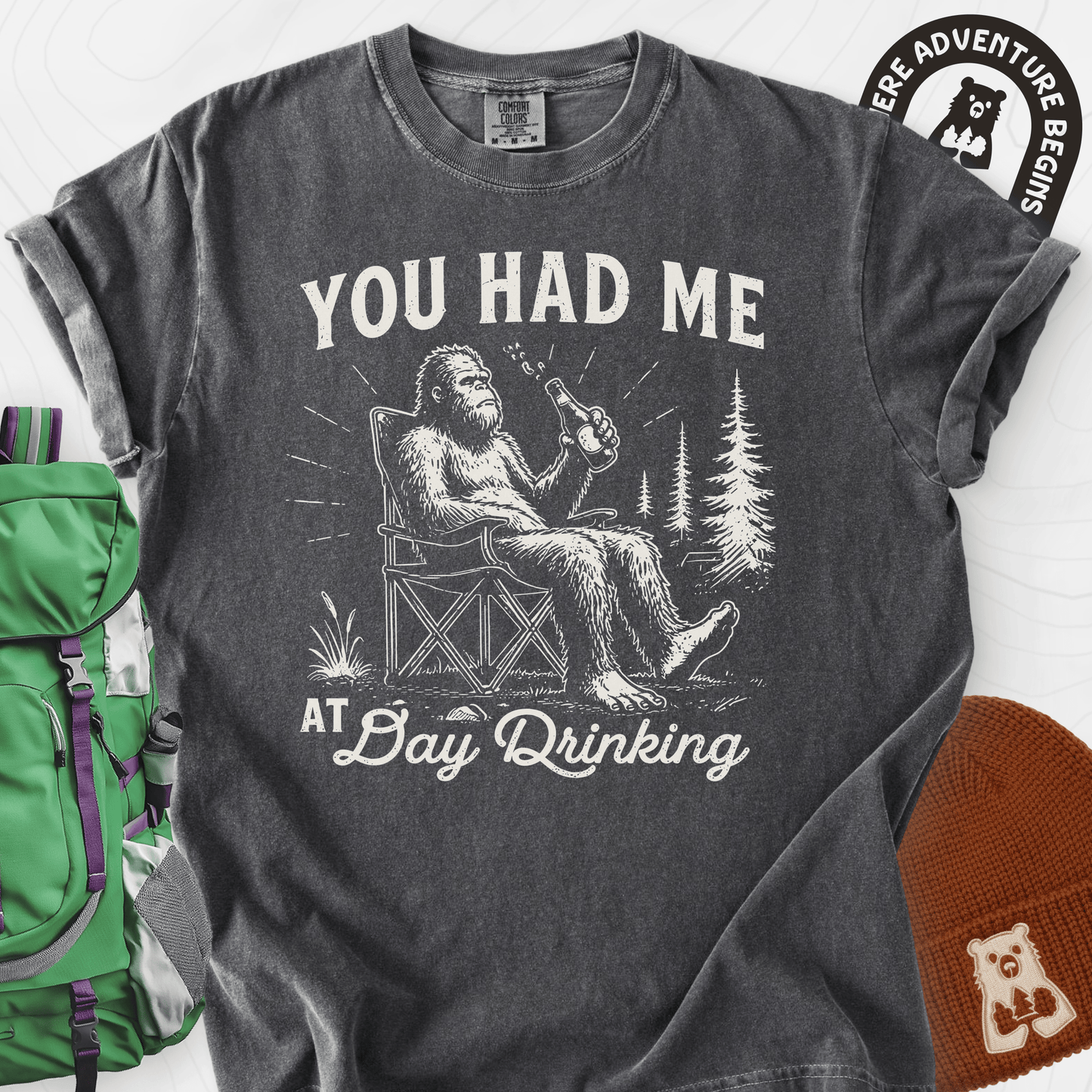 Day Drinking Squatch T-Shirt