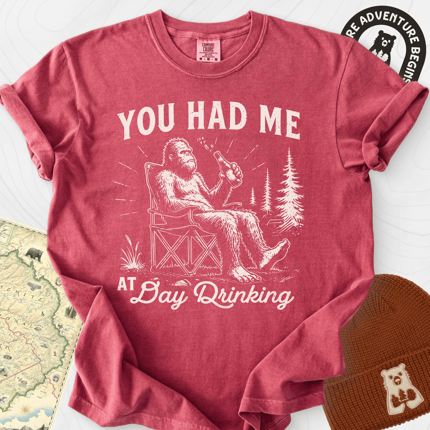 Day Drinking Squatch T-Shirt