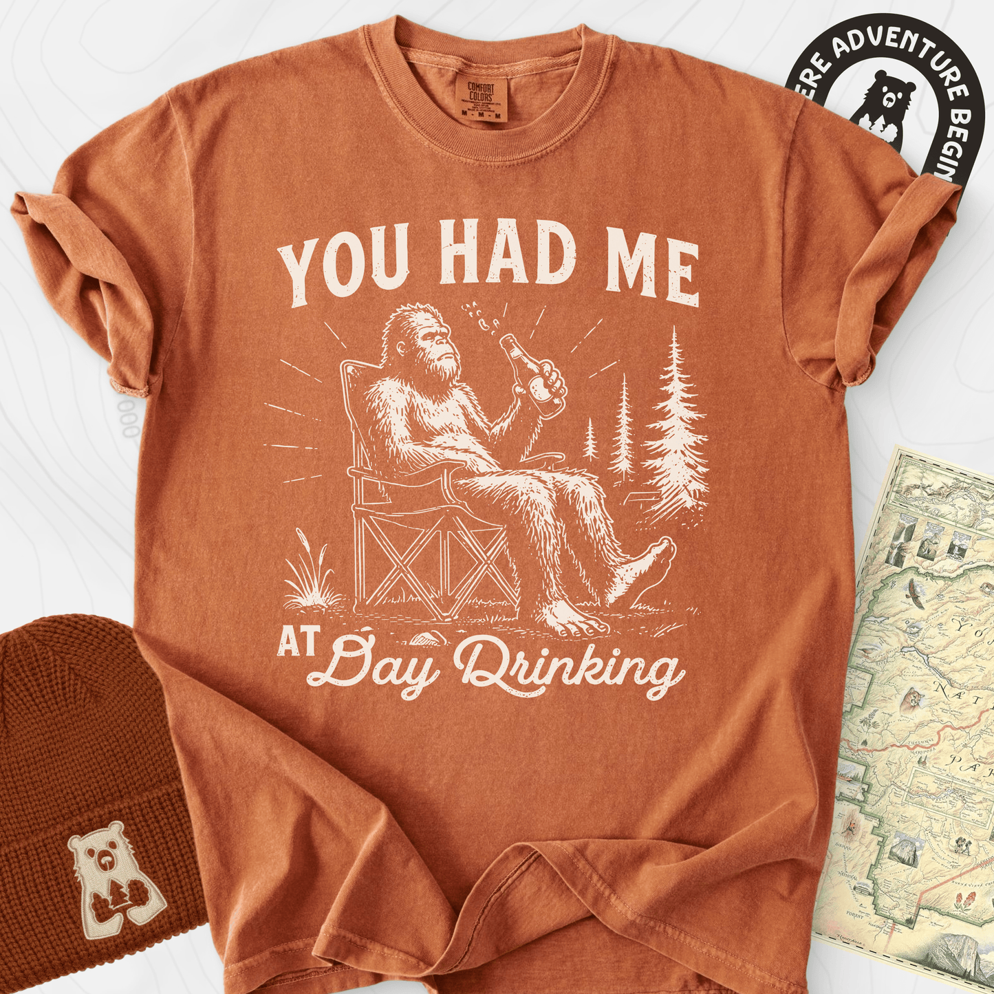 Day Drinking Squatch T-Shirt
