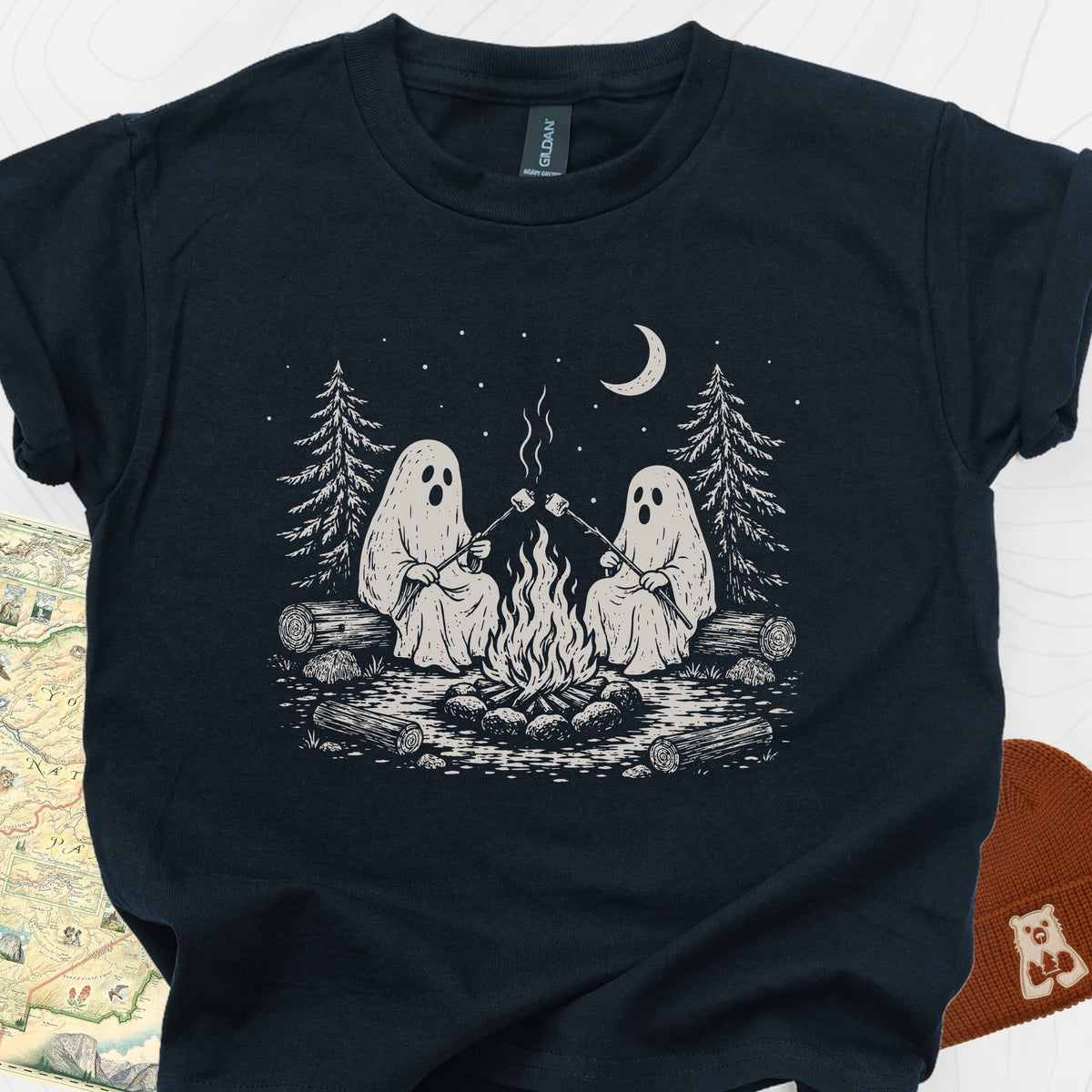 Ghostly Campfire Youth Tee