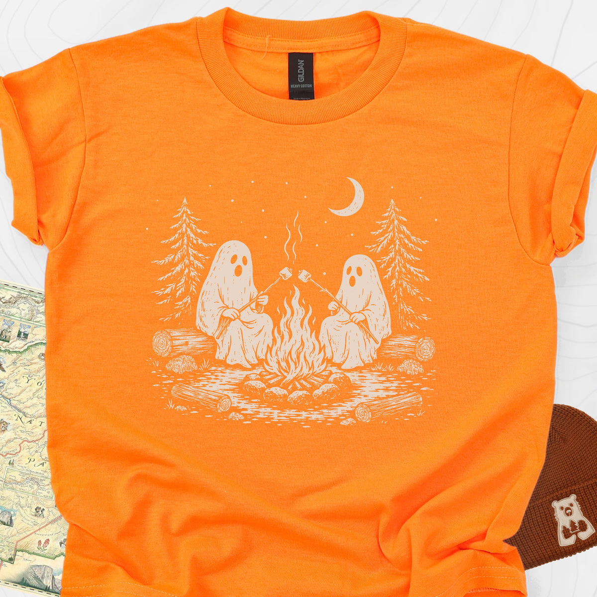 Ghostly Campfire Youth Tee