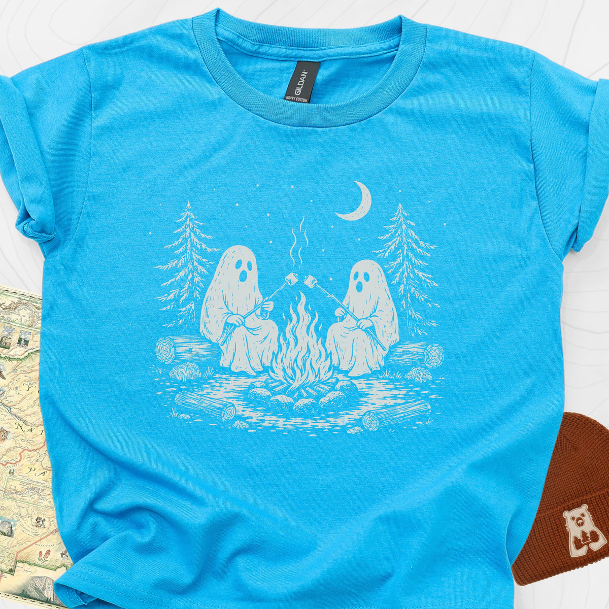 Ghostly Campfire Youth Tee