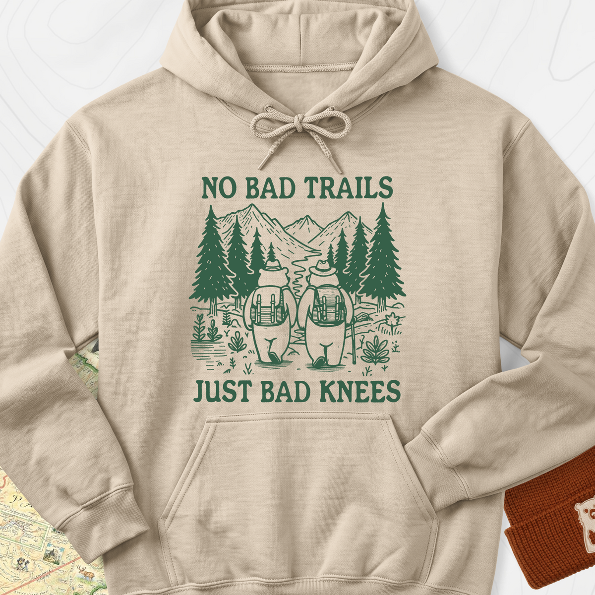 No Bad Trails Hoodie - Sand