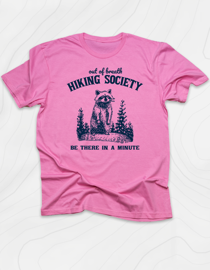 Out Of Breath Hiking Society T-Shirt