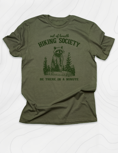 Out Of Breath Hiking Society T-Shirt